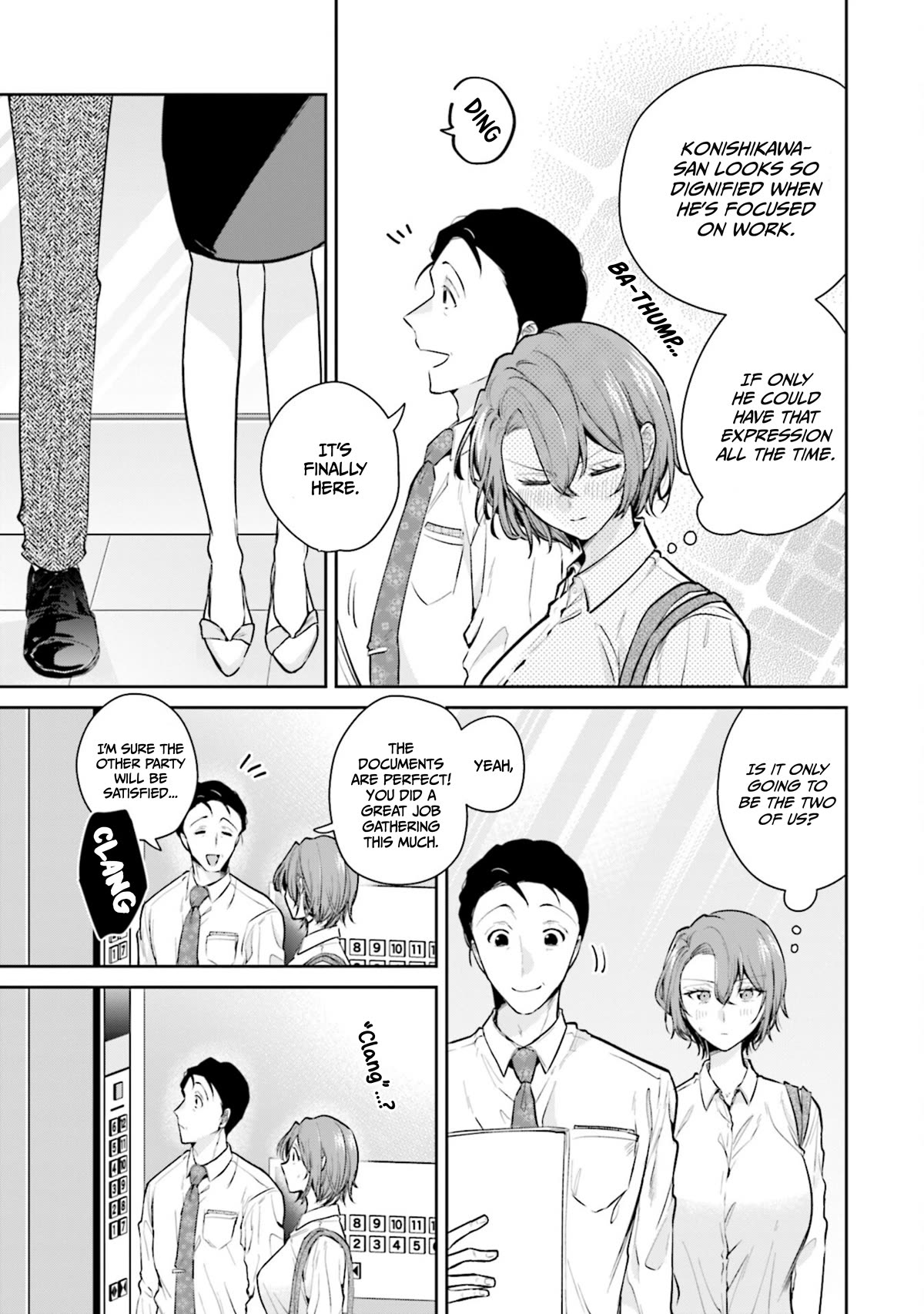 Misato-san is a Bit Cold Towards Her Boss Who Pampers chapter 13 page 9