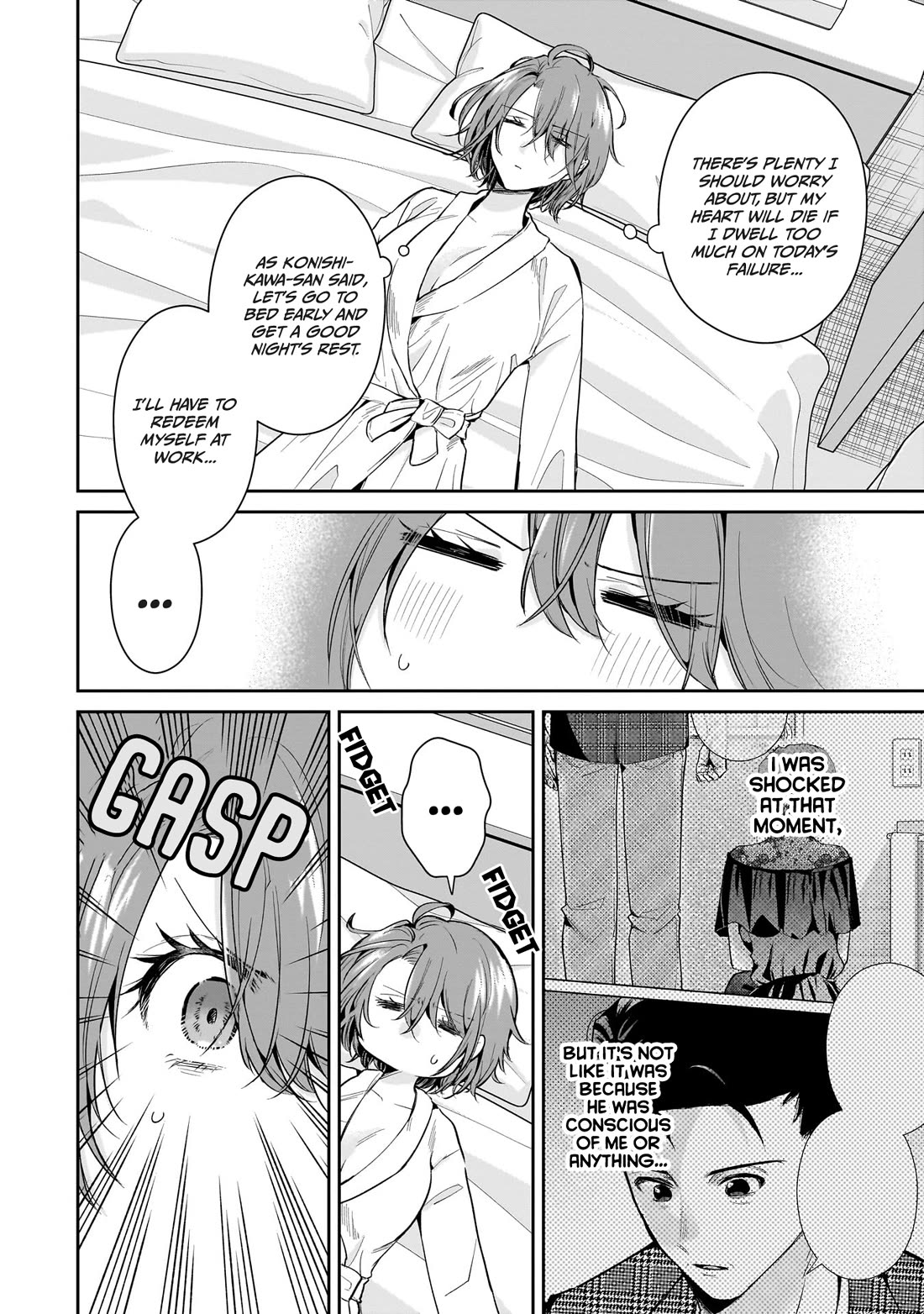 Misato-san is a Bit Cold Towards Her Boss Who Pampers chapter 17 page 18