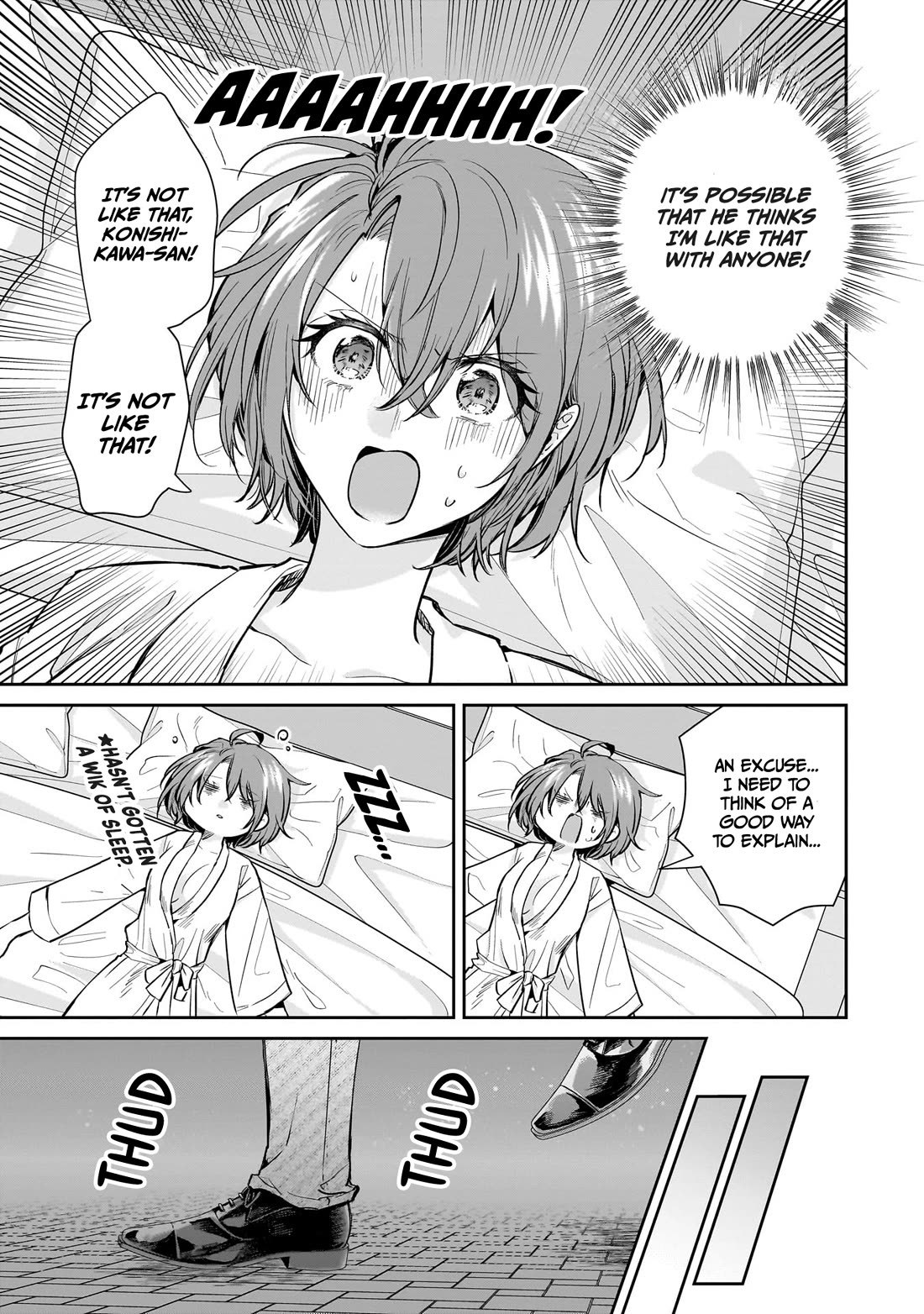 Misato-san is a Bit Cold Towards Her Boss Who Pampers chapter 17 page 19