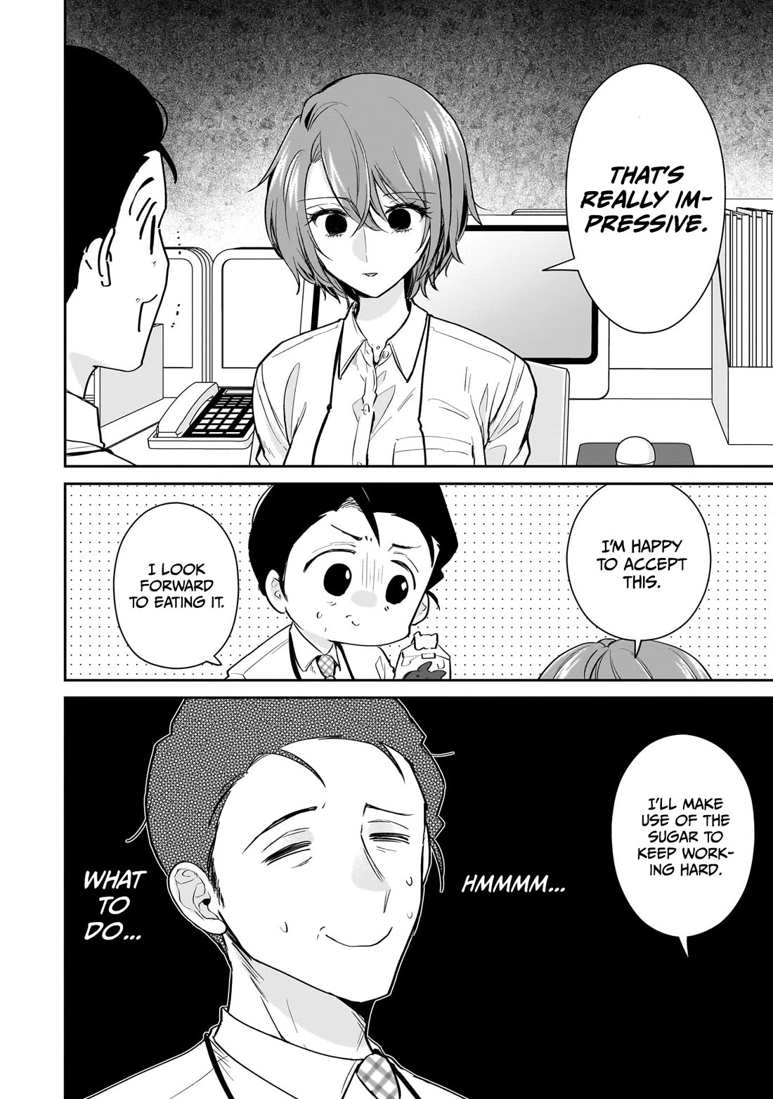 Misato-san is a Bit Cold Towards Her Boss Who Pampers chapter 18 page 10