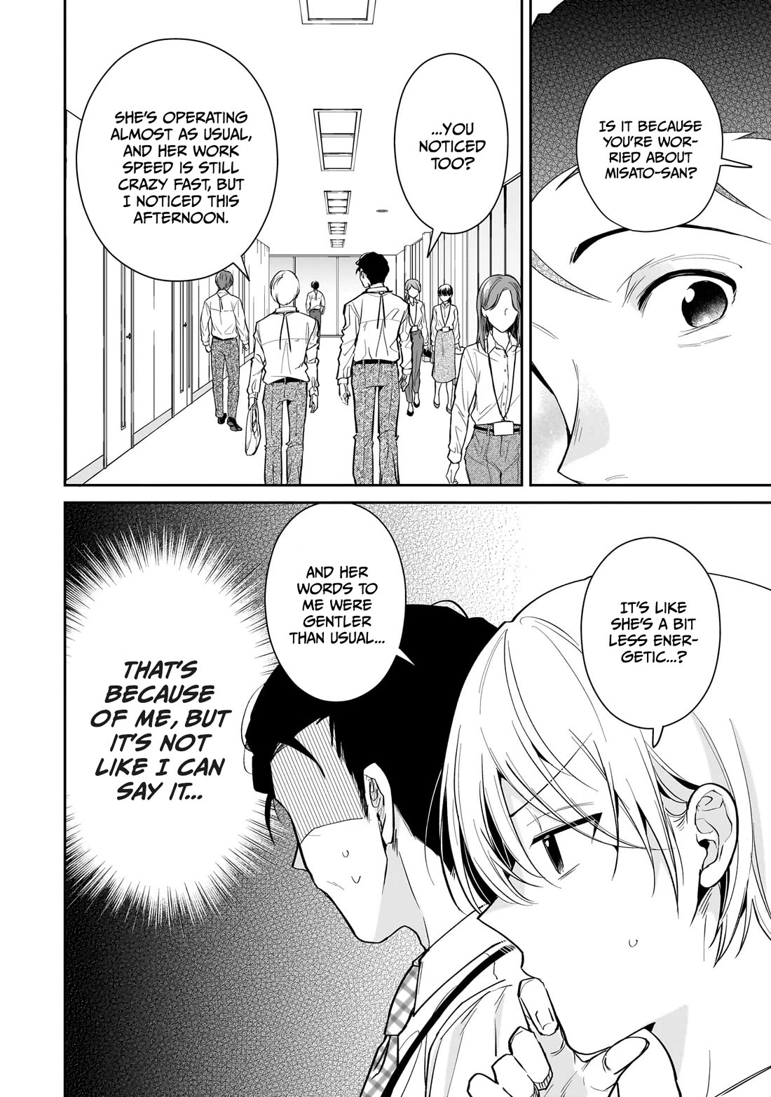 Misato-san is a Bit Cold Towards Her Boss Who Pampers chapter 18 page 12