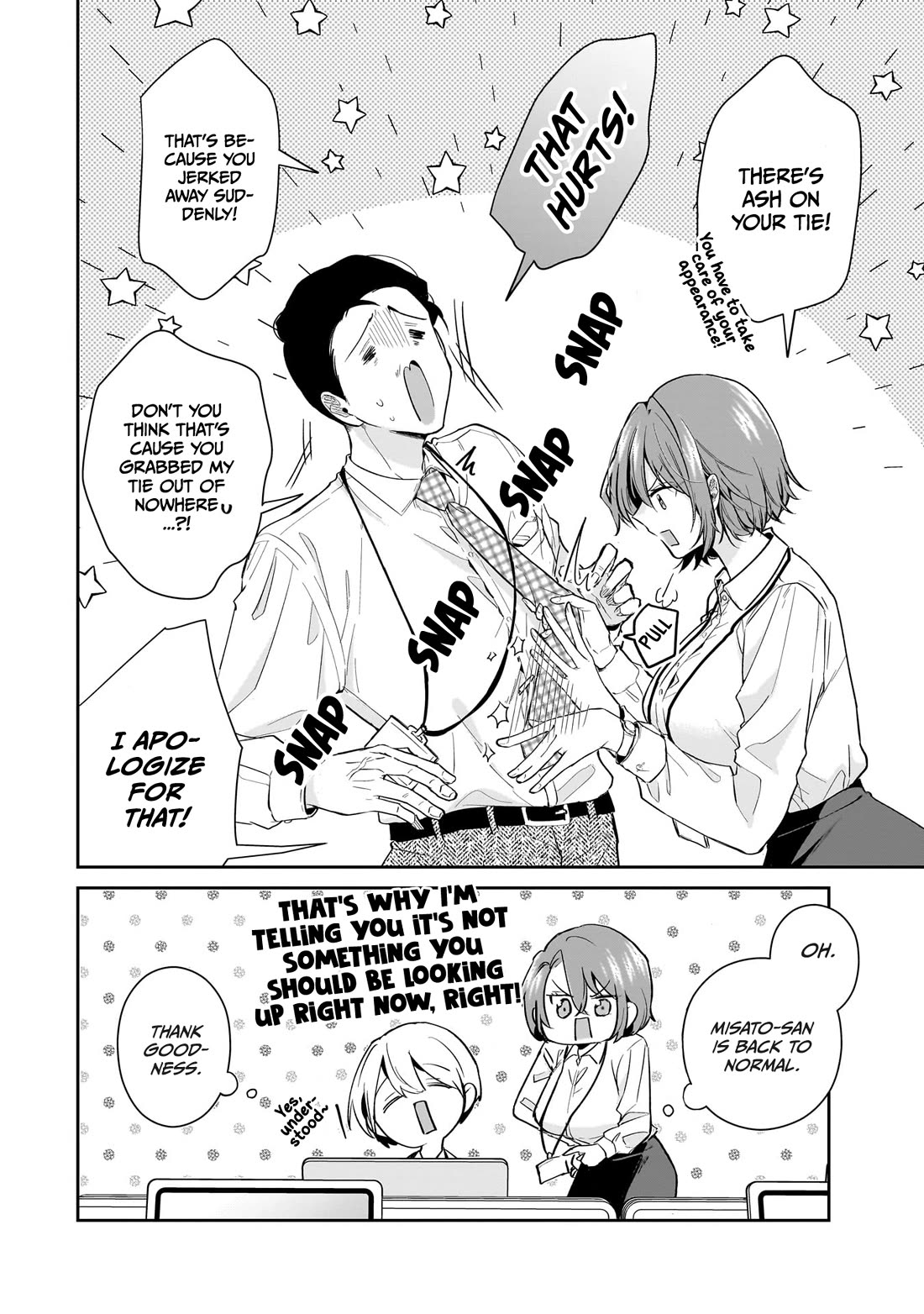 Misato-san is a Bit Cold Towards Her Boss Who Pampers chapter 18 page 20