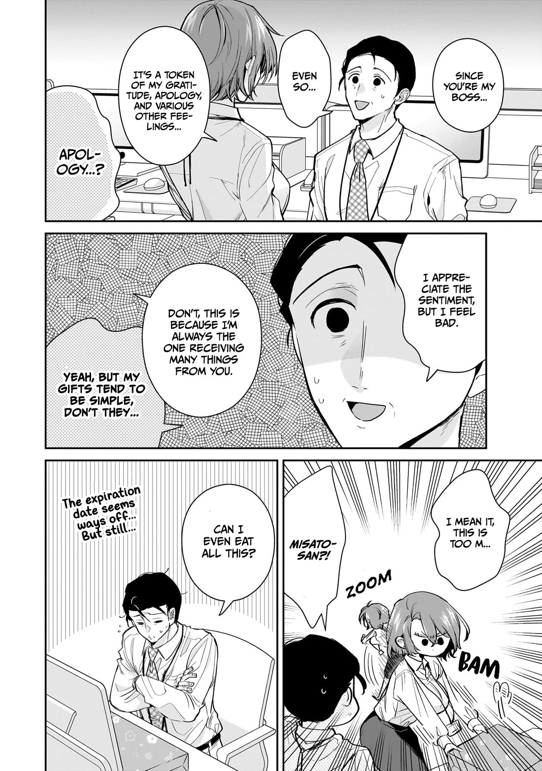 Misato-san is a Bit Cold Towards Her Boss Who Pampers chapter 18 page 8