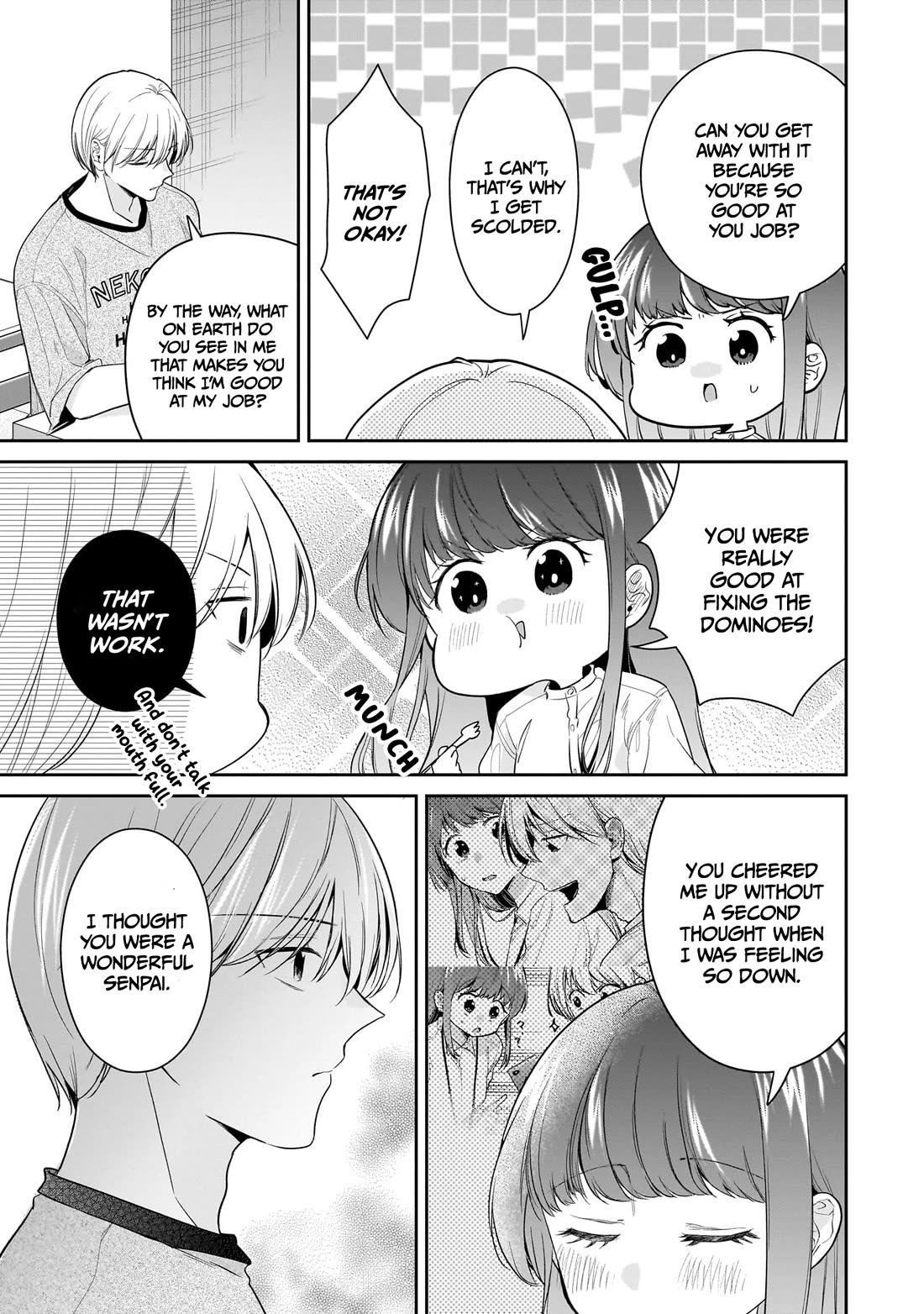 Misato-san is a Bit Cold Towards Her Boss Who Pampers chapter 19 page 13