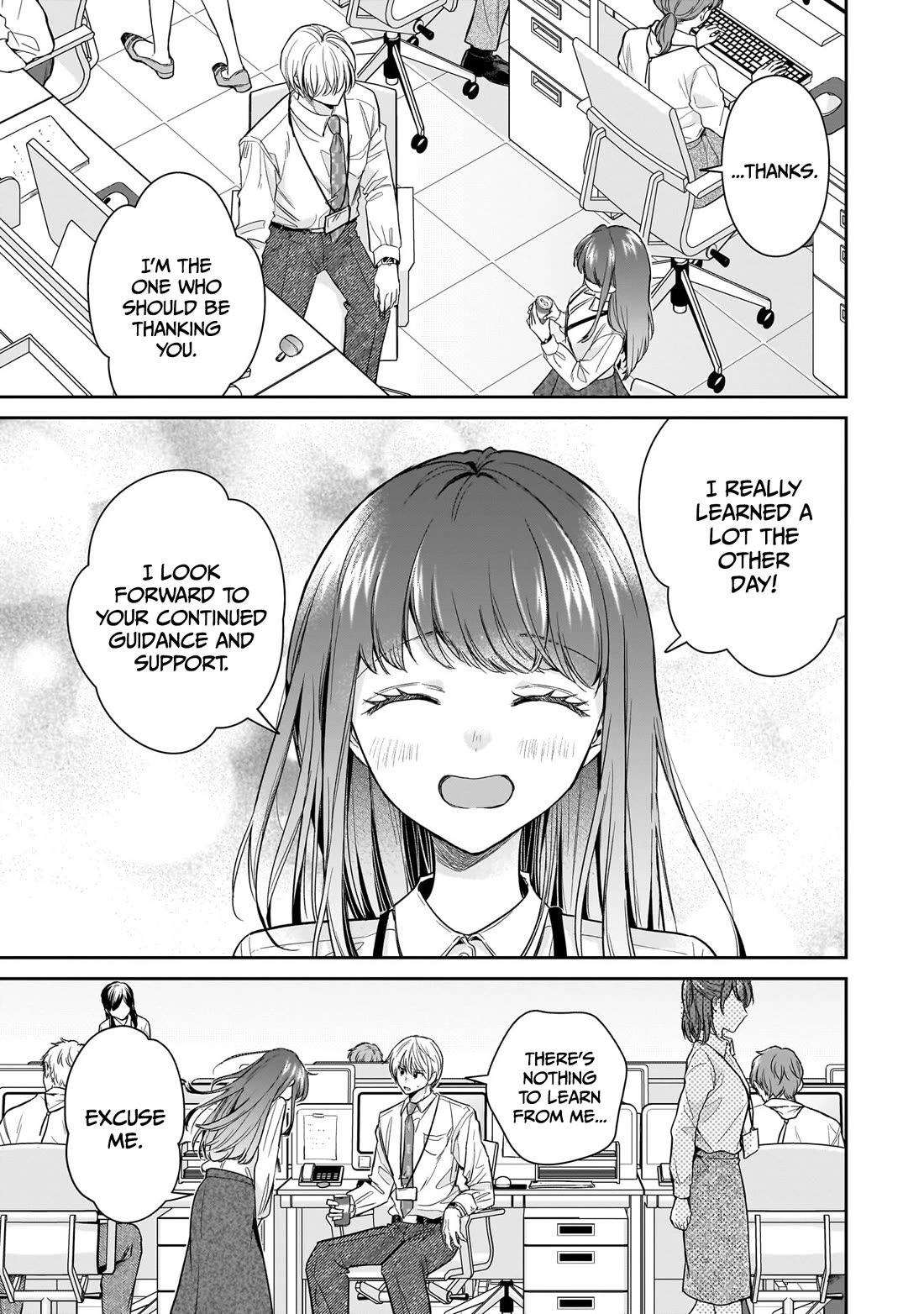 Misato-san is a Bit Cold Towards Her Boss Who Pampers chapter 19 page 19