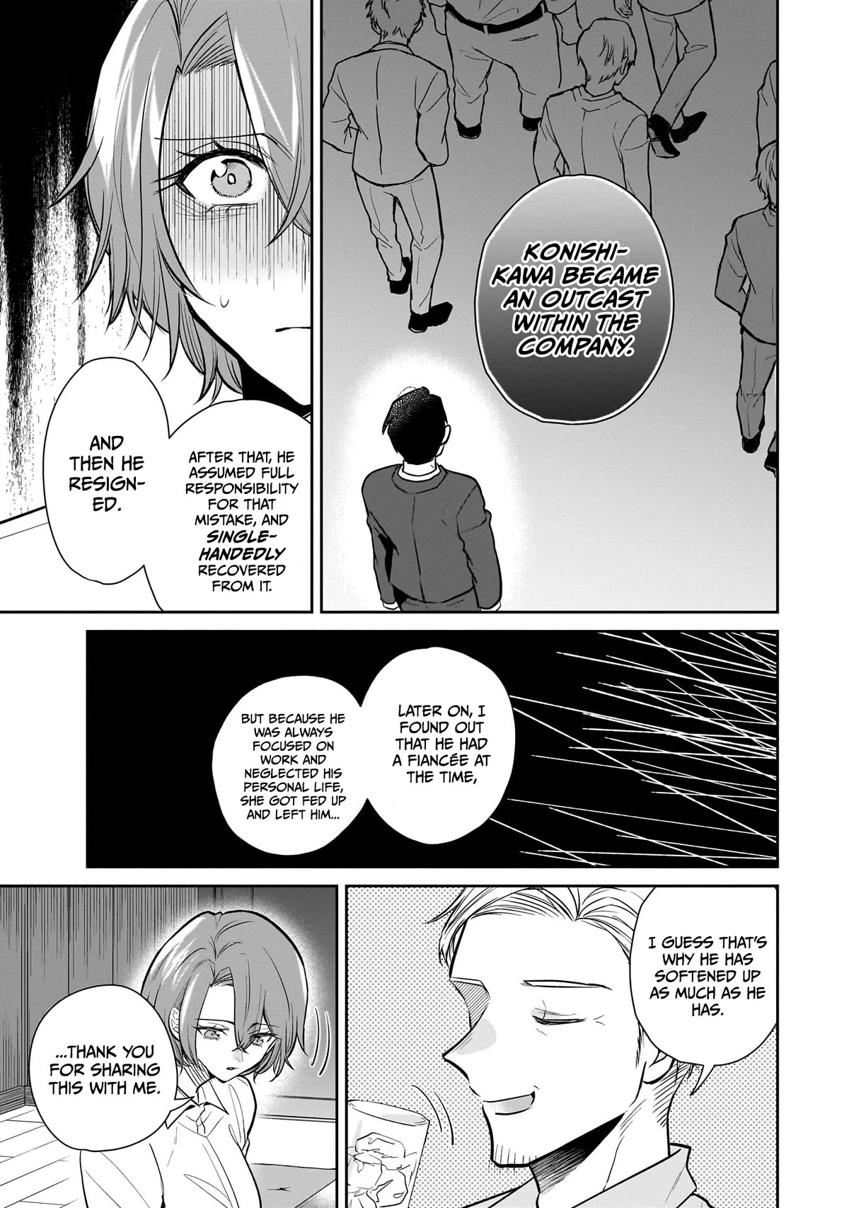 Misato-san is a Bit Cold Towards Her Boss Who Pampers chapter 2 page 11