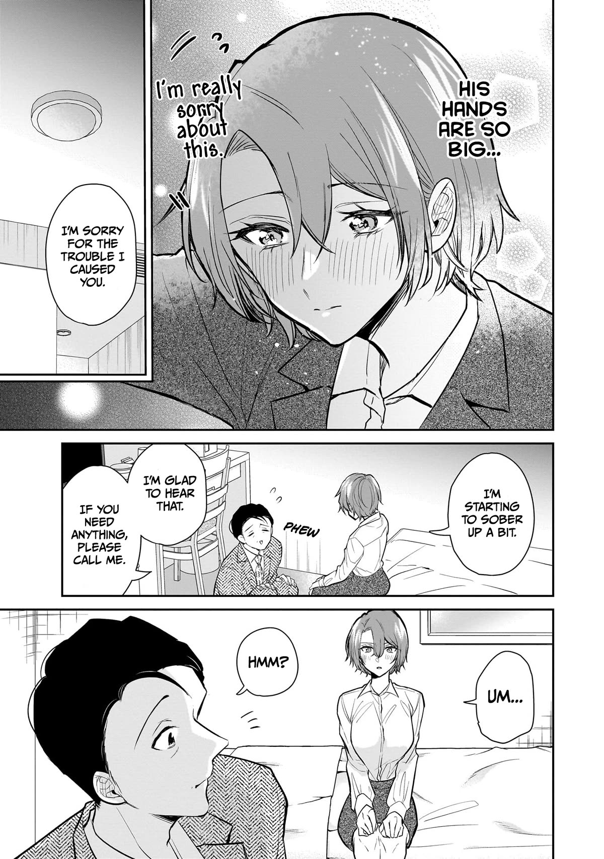 Misato-san is a Bit Cold Towards Her Boss Who Pampers chapter 2 page 17