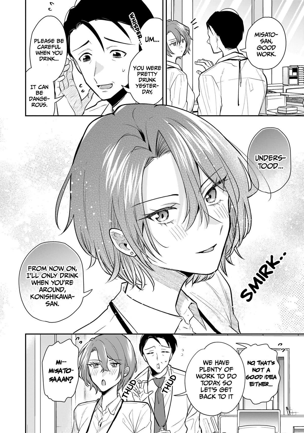 Misato-san is a Bit Cold Towards Her Boss Who Pampers chapter 2 page 20