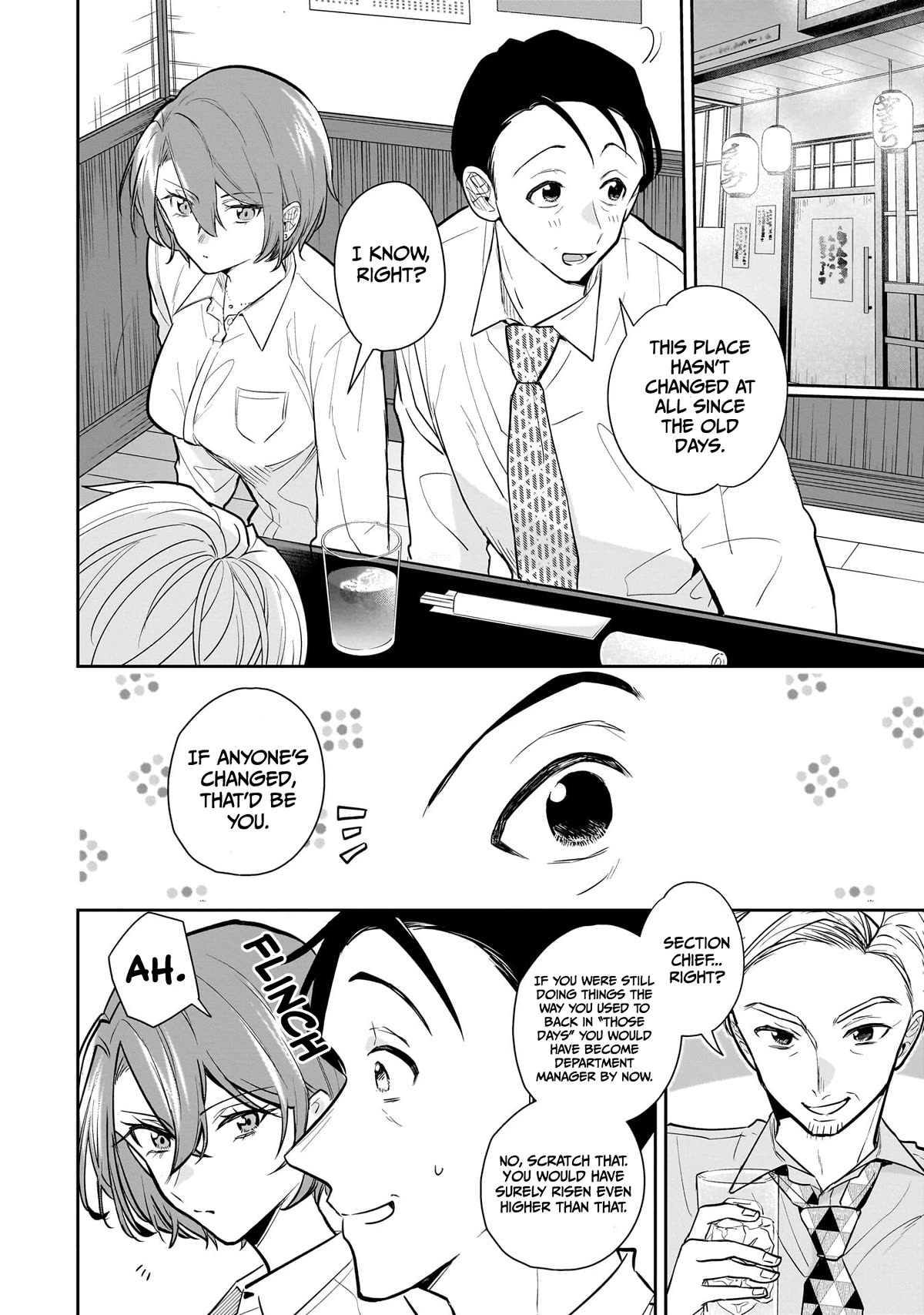 Misato-san is a Bit Cold Towards Her Boss Who Pampers chapter 2 page 6