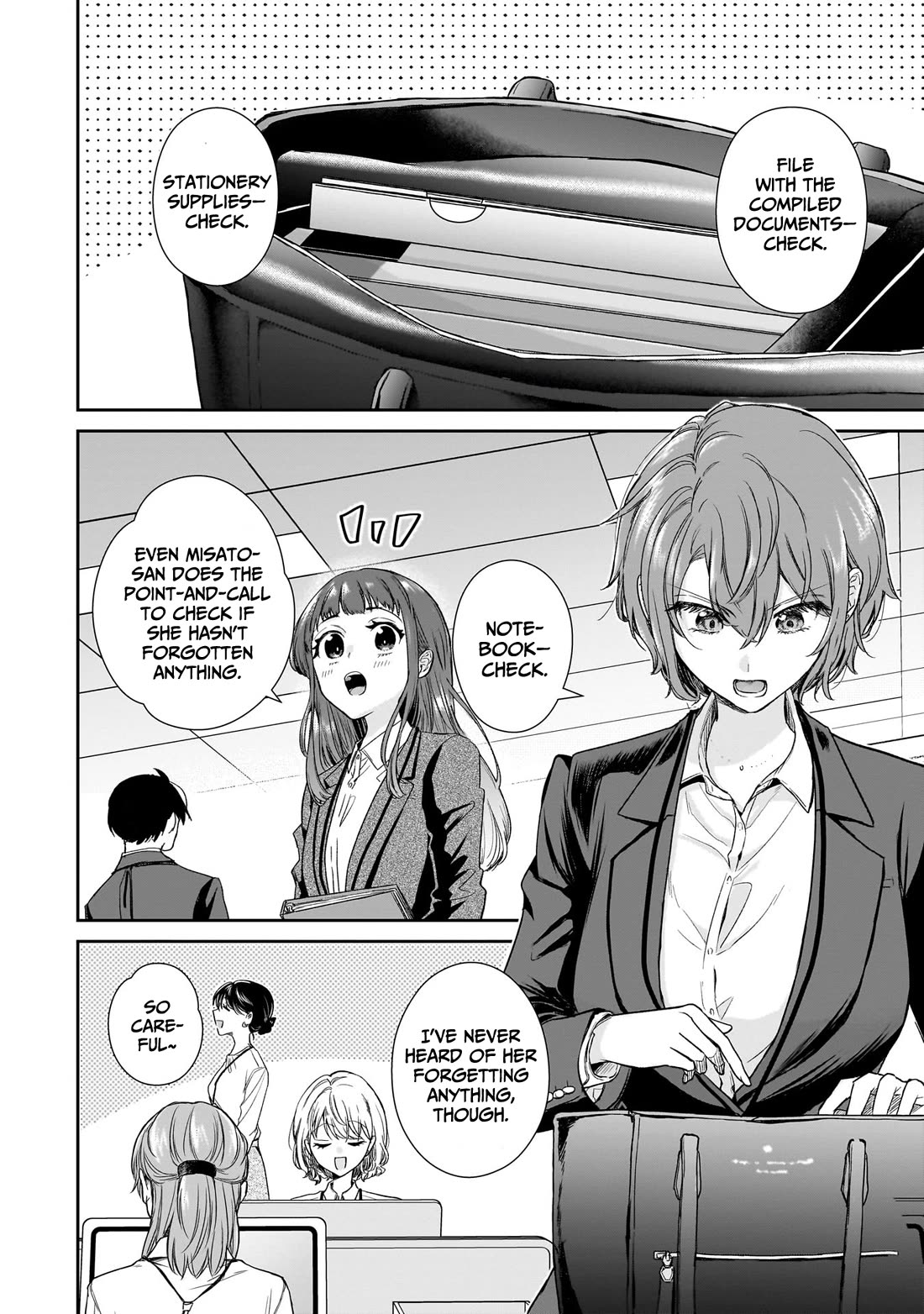 Misato-san is a Bit Cold Towards Her Boss Who Pampers chapter 21 page 2