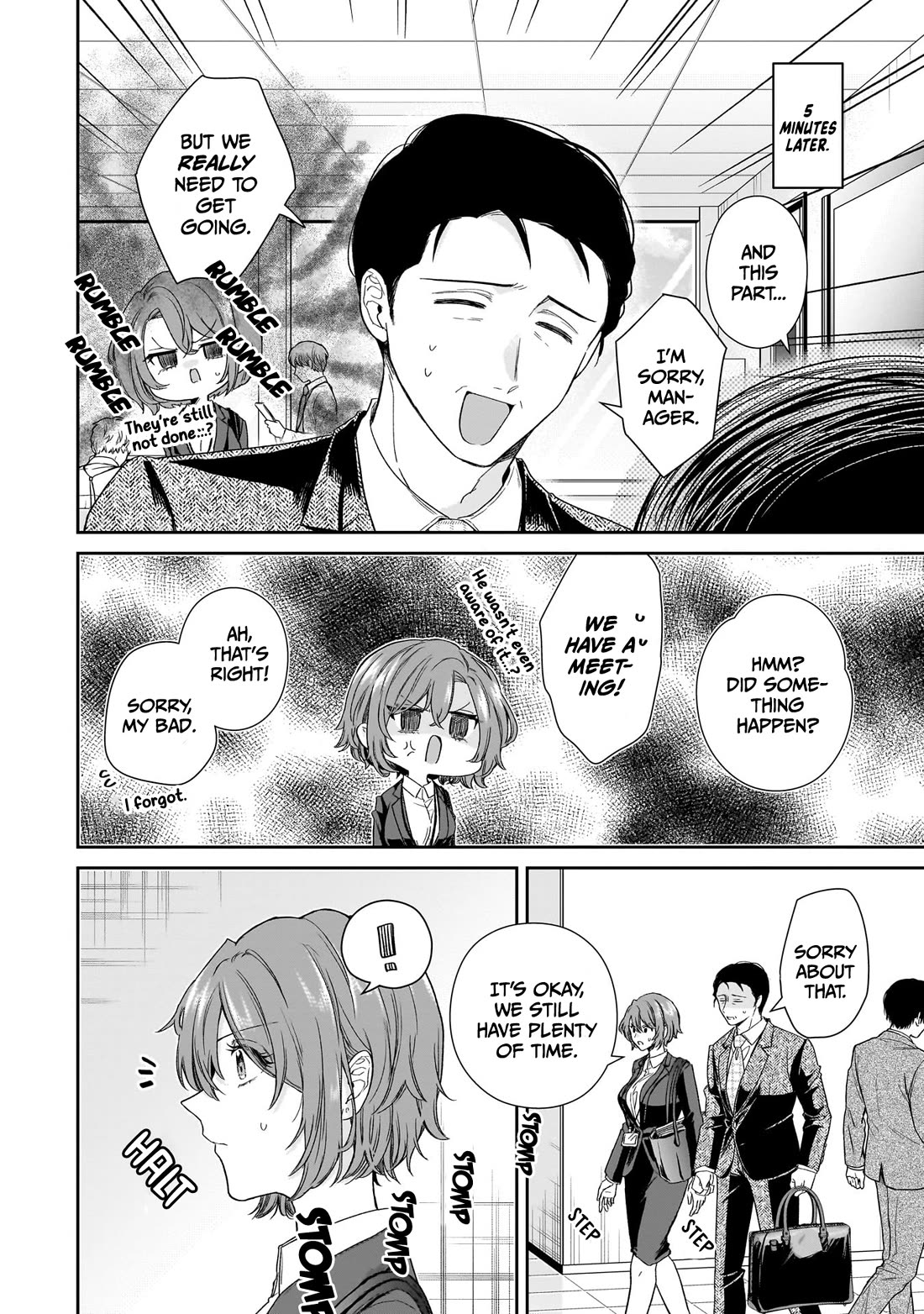 Misato-san is a Bit Cold Towards Her Boss Who Pampers chapter 21 page 4