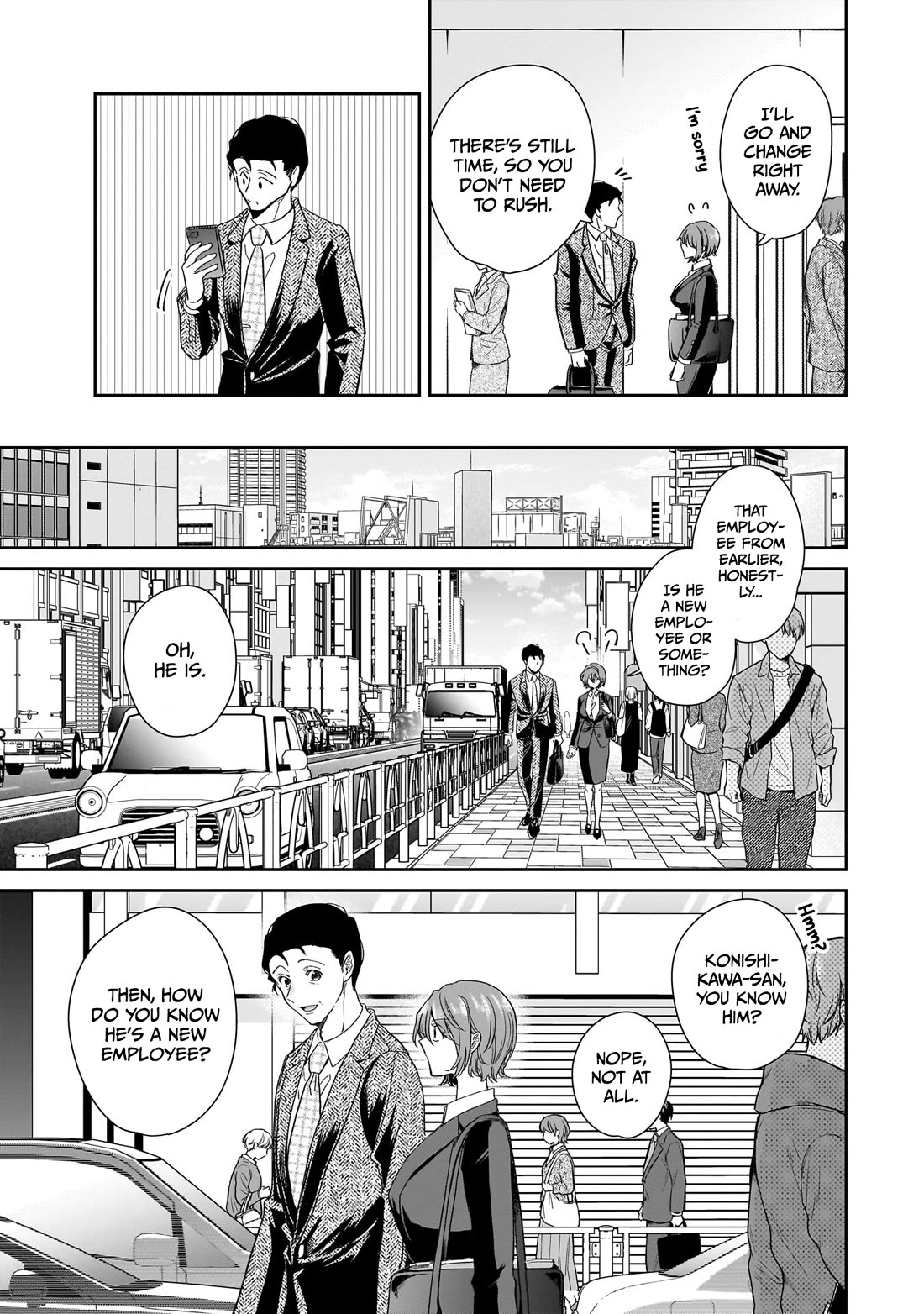 Misato-san is a Bit Cold Towards Her Boss Who Pampers chapter 21 page 7