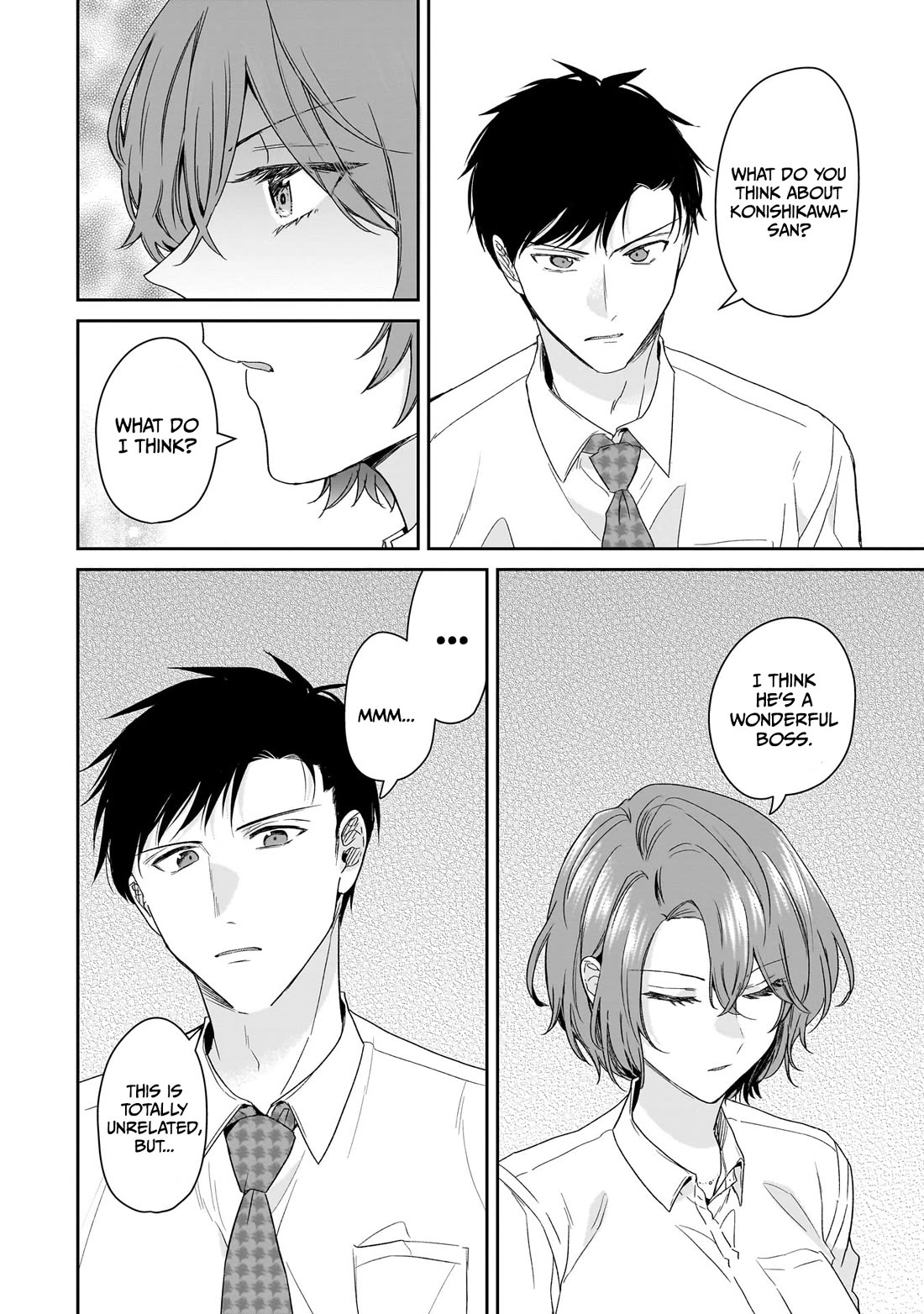 Misato-san is a Bit Cold Towards Her Boss Who Pampers chapter 22 page 12