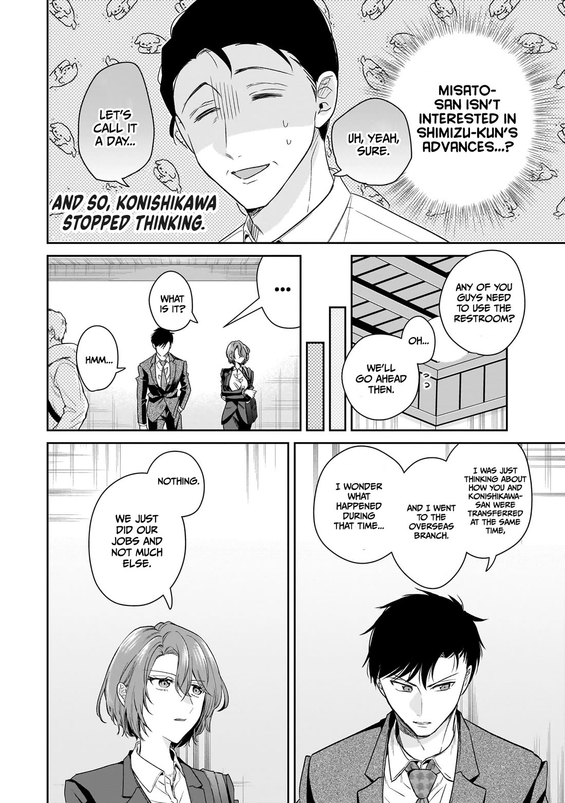 Misato-san is a Bit Cold Towards Her Boss Who Pampers chapter 22 page 16