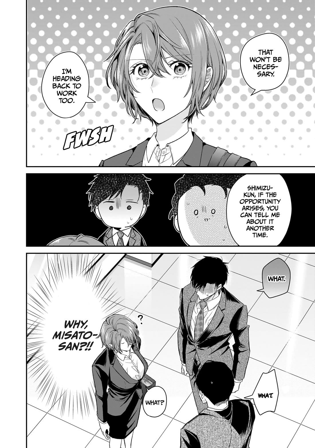 Misato-san is a Bit Cold Towards Her Boss Who Pampers chapter 22 page 4