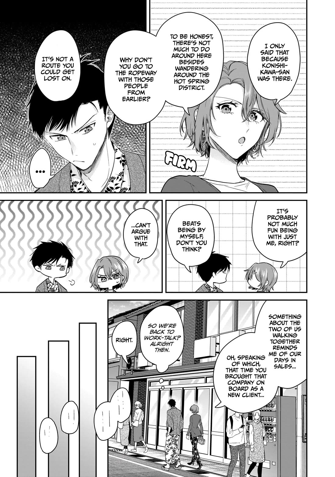 Misato-san is a Bit Cold Towards Her Boss Who Pampers chapter 23 page 13