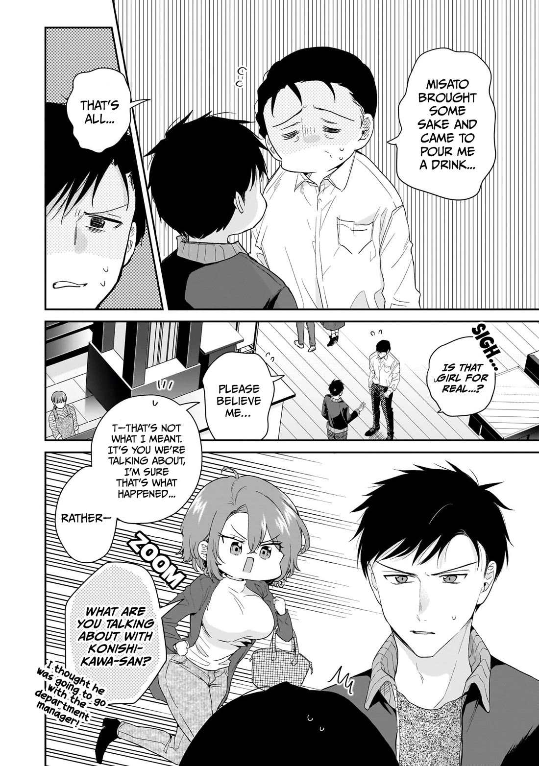 Misato-san is a Bit Cold Towards Her Boss Who Pampers chapter 26 page 2