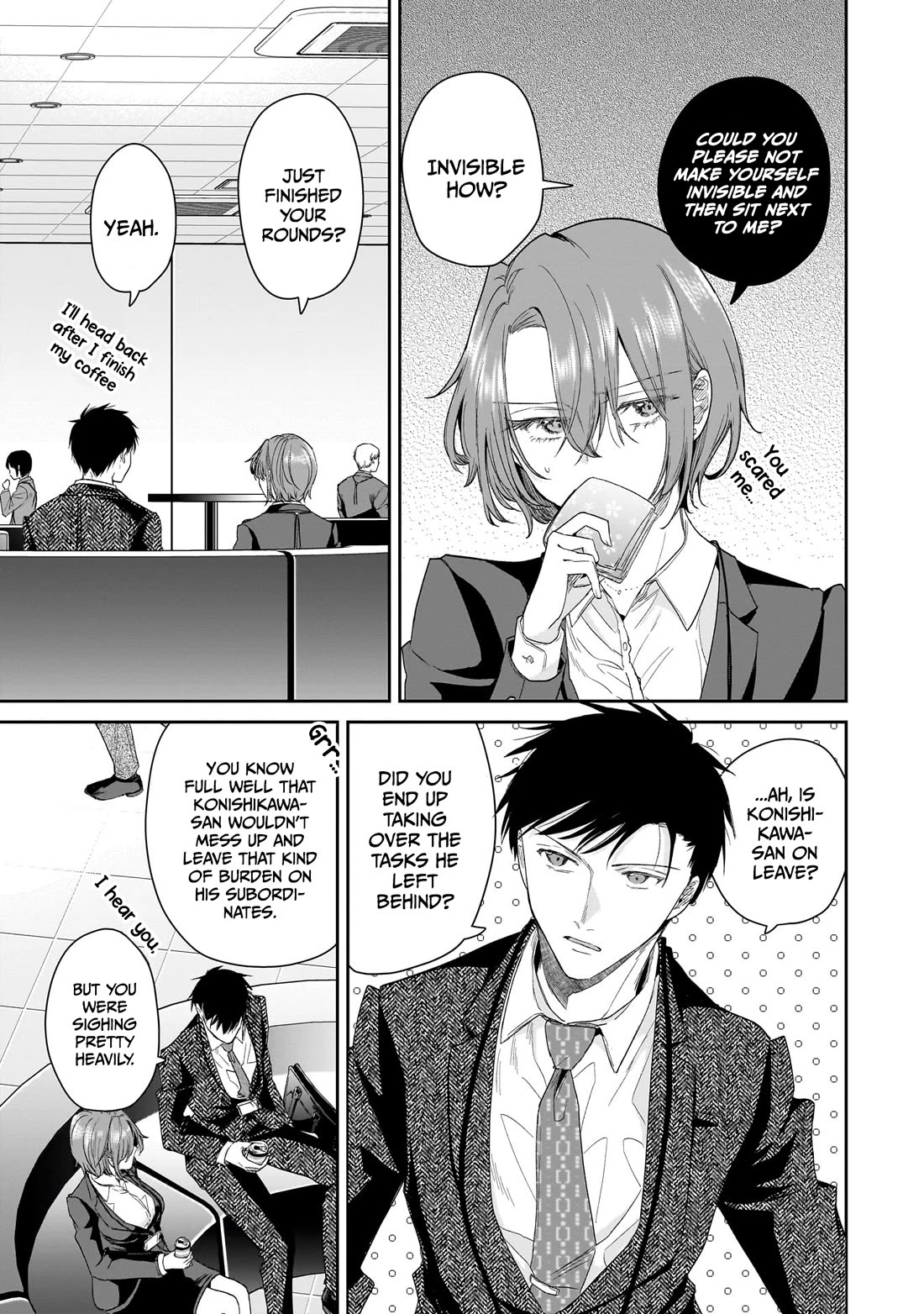 Misato-san is a Bit Cold Towards Her Boss Who Pampers chapter 27 page 11