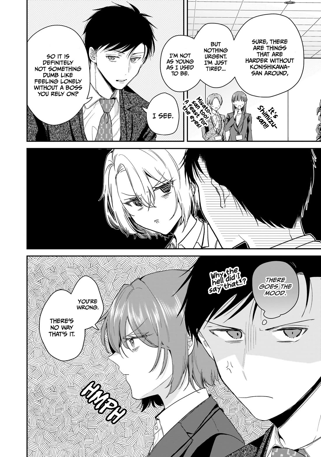 Misato-san is a Bit Cold Towards Her Boss Who Pampers chapter 27 page 12