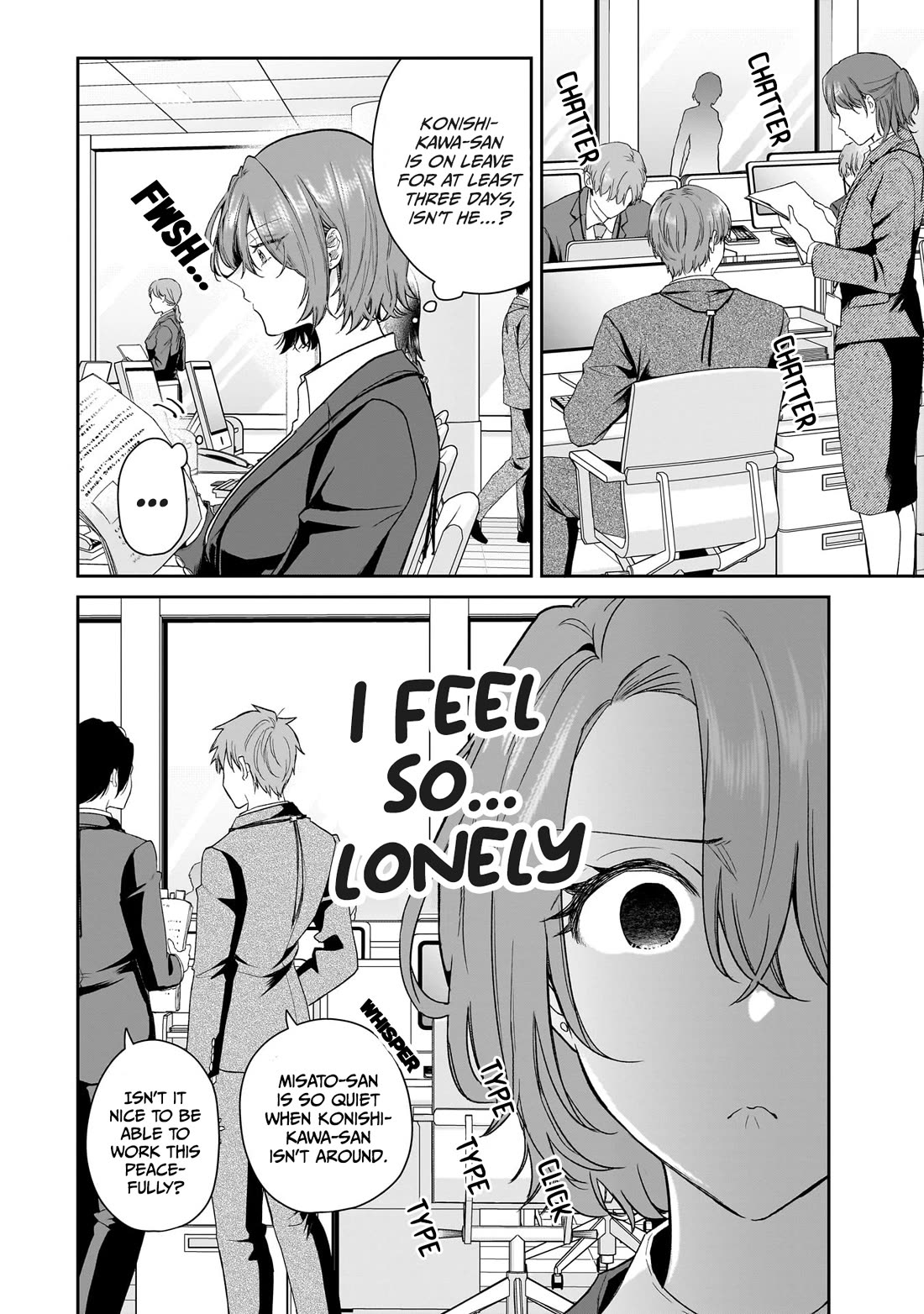 Misato-san is a Bit Cold Towards Her Boss Who Pampers chapter 27 page 4