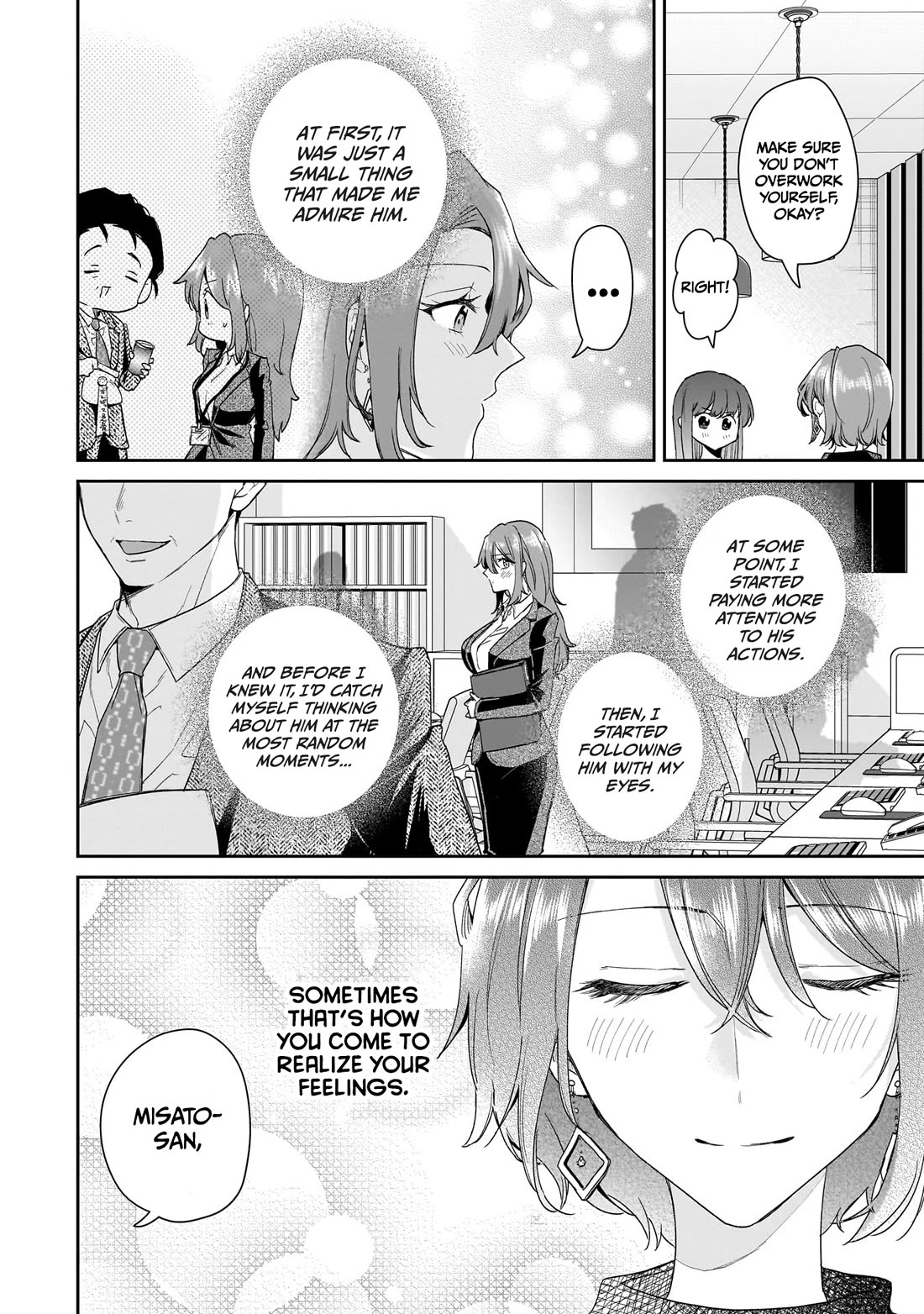 Misato-san is a Bit Cold Towards Her Boss Who Pampers chapter 28 page 16