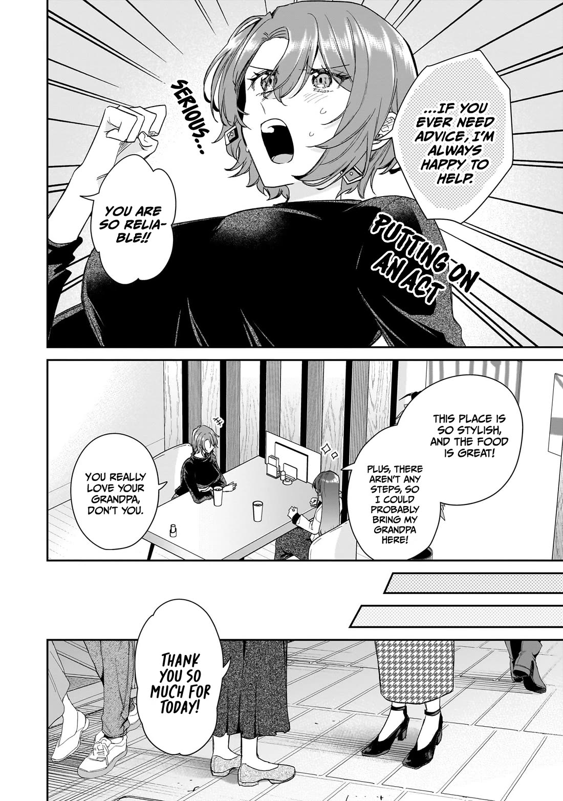 Misato-san is a Bit Cold Towards Her Boss Who Pampers chapter 28 page 18