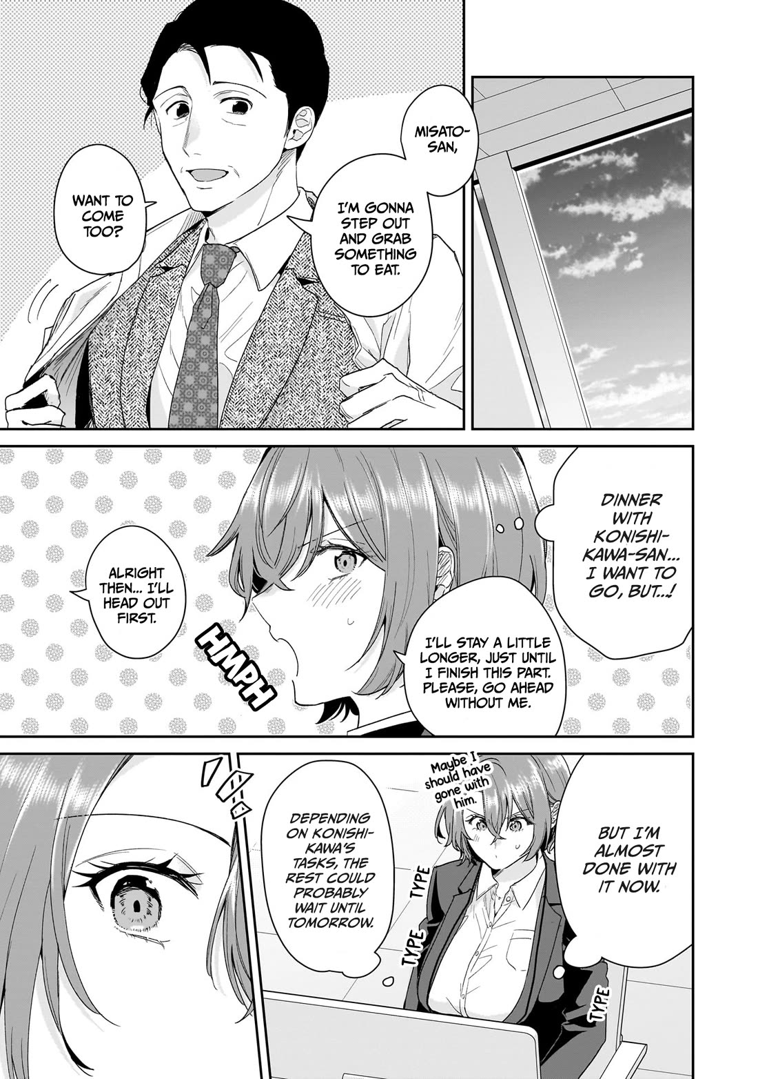 Misato-san is a Bit Cold Towards Her Boss Who Pampers chapter 29 page 15