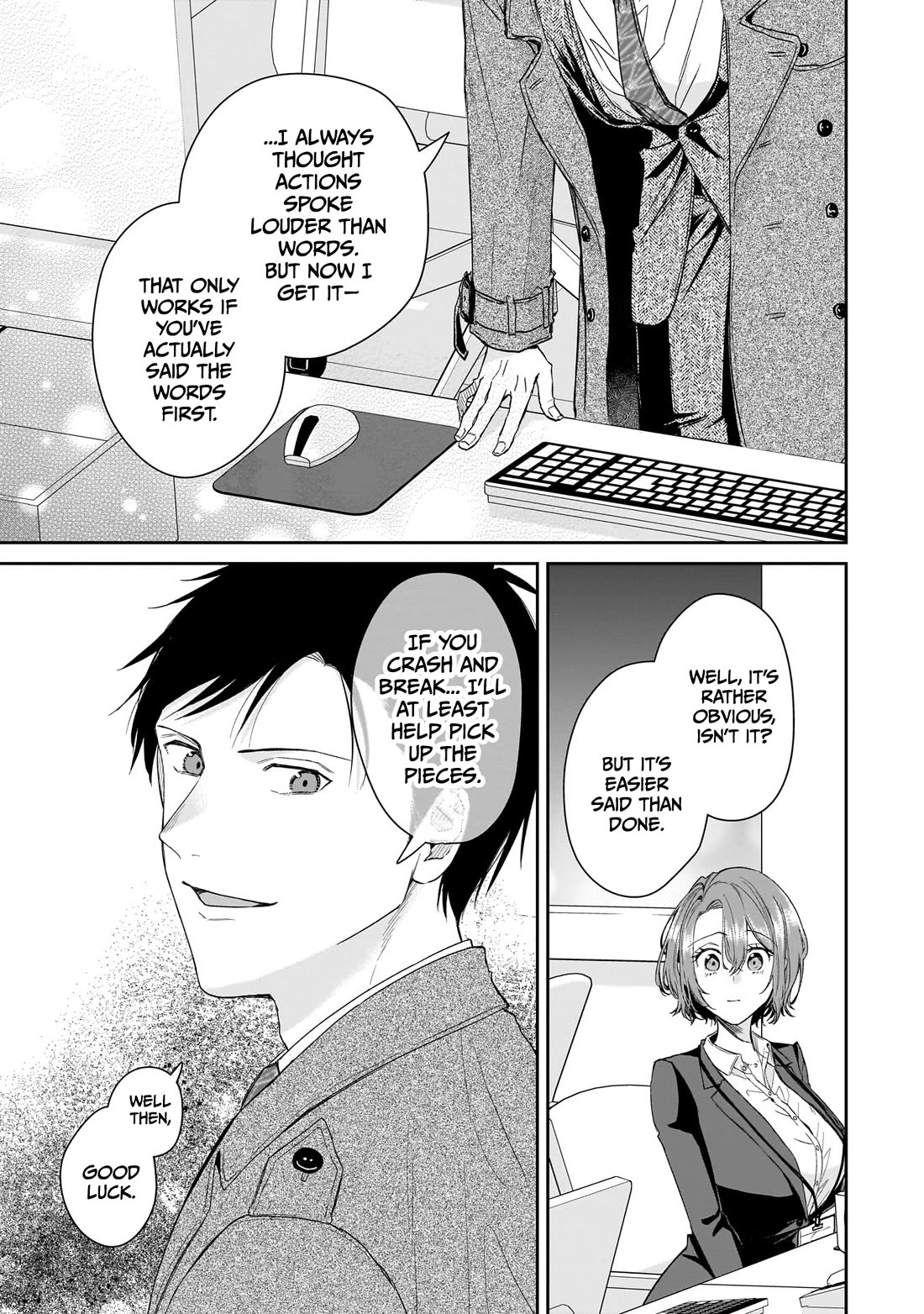 Misato-san is a Bit Cold Towards Her Boss Who Pampers chapter 30 page 13