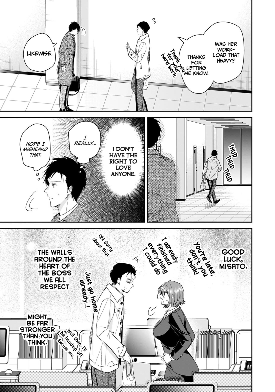 Misato-san is a Bit Cold Towards Her Boss Who Pampers chapter 30 page 19