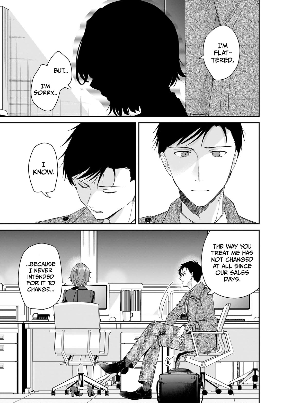 Misato-san is a Bit Cold Towards Her Boss Who Pampers chapter 30 page 3