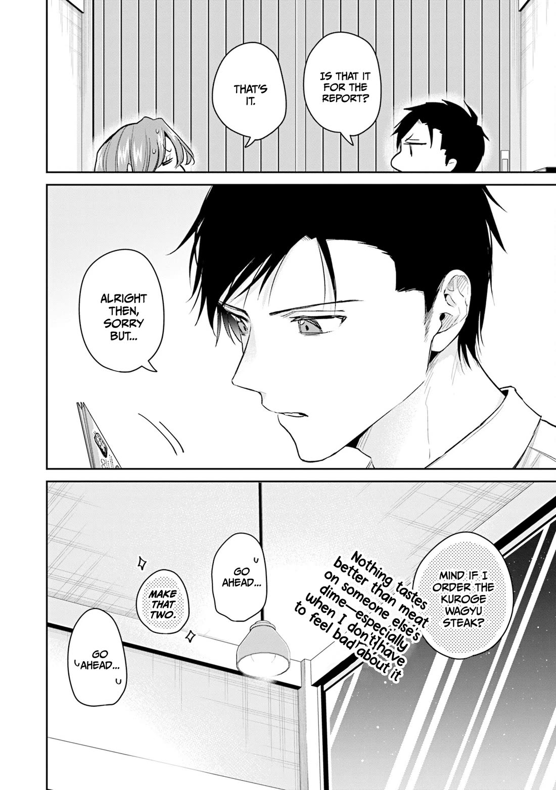 Misato-san is a Bit Cold Towards Her Boss Who Pampers chapter 34 page 14
