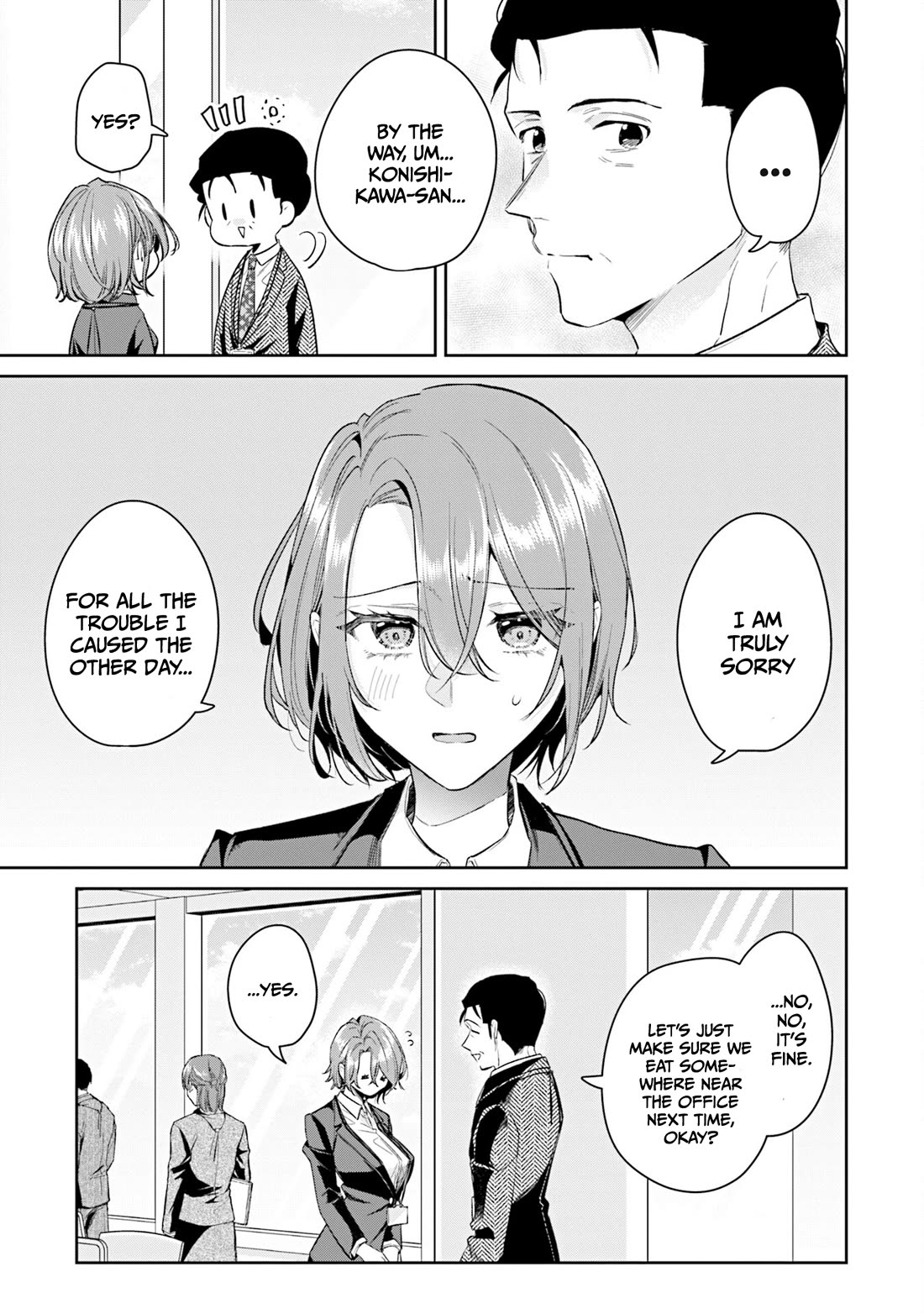 Misato-san is a Bit Cold Towards Her Boss Who Pampers chapter 34 page 7