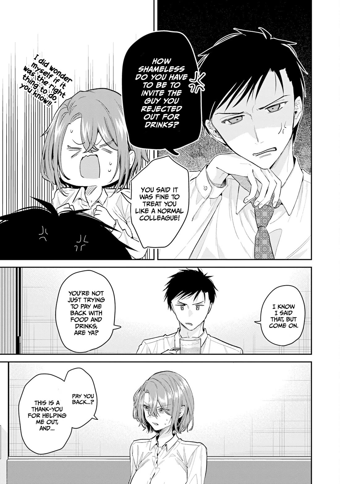 Misato-san is a Bit Cold Towards Her Boss Who Pampers chapter 34 page 9