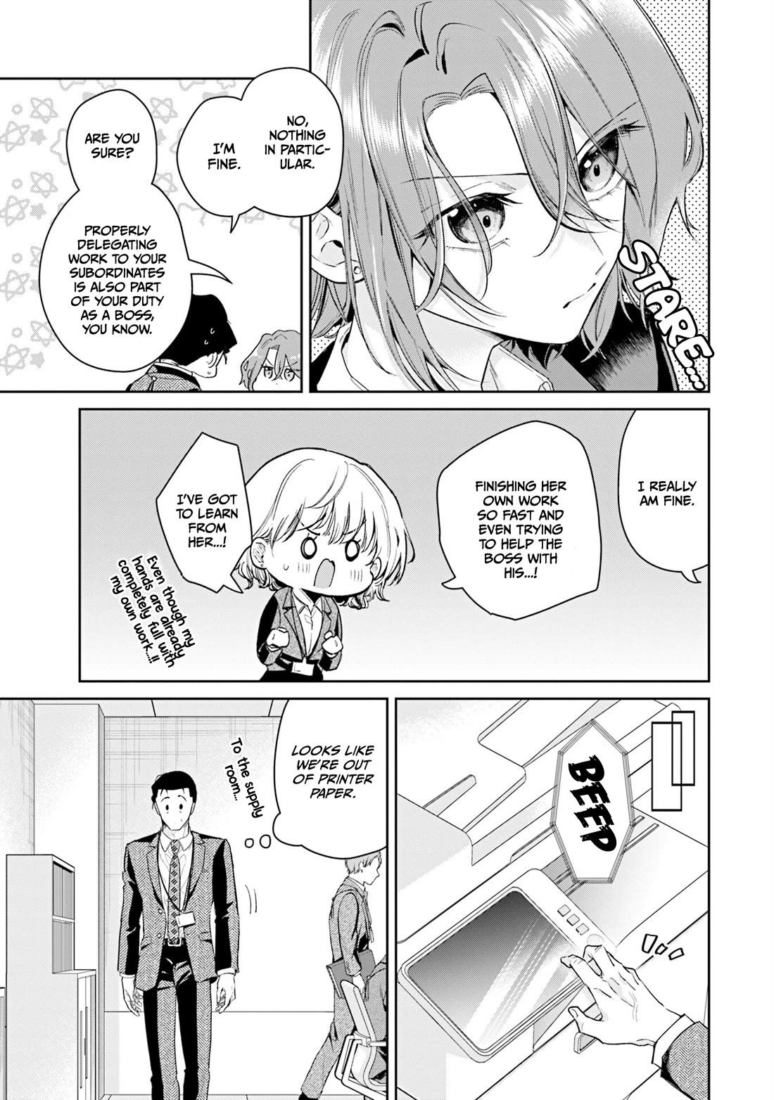 Misato-san is a Bit Cold Towards Her Boss Who Pampers chapter 37 page 7