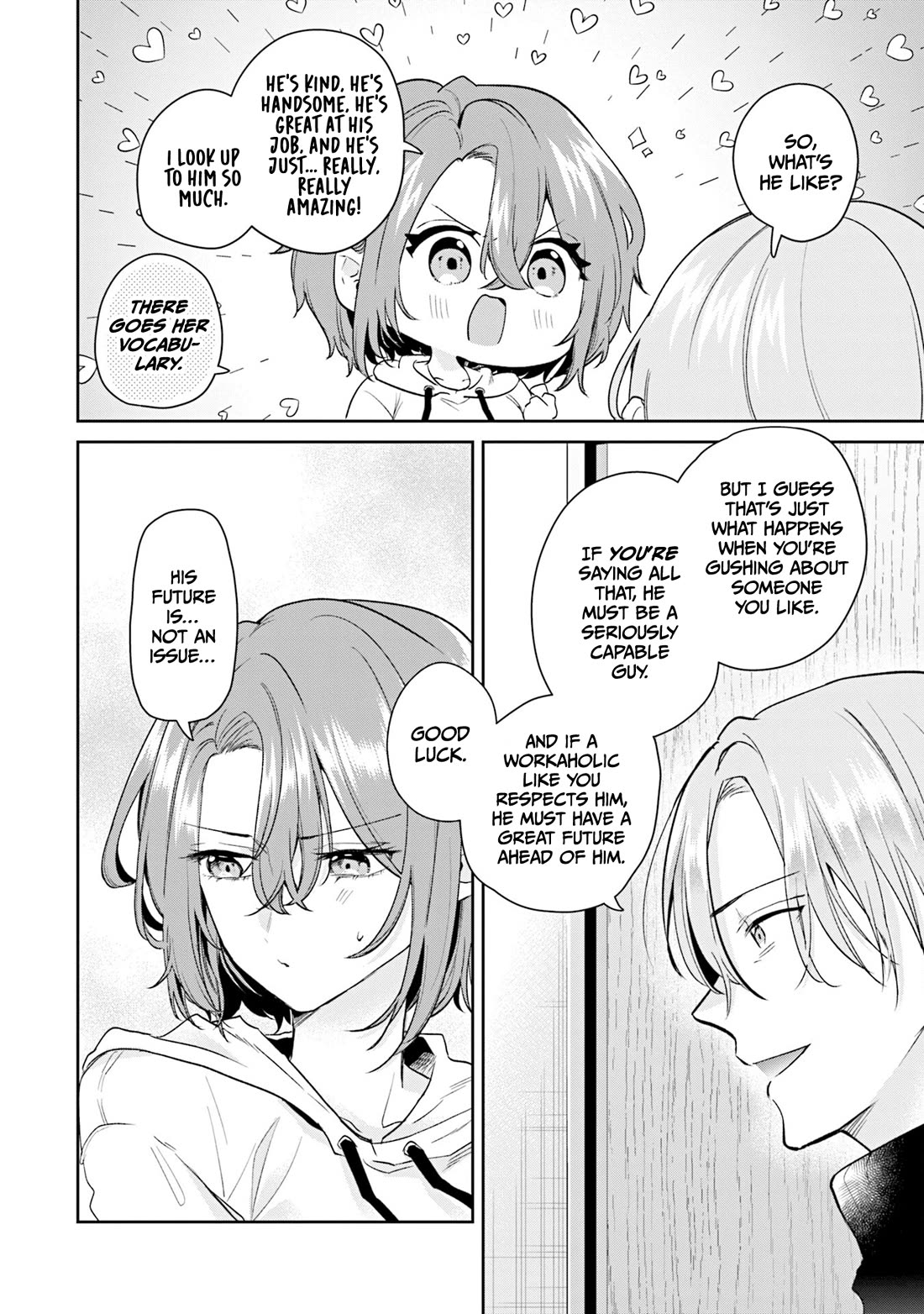 Misato-san is a Bit Cold Towards Her Boss Who Pampers chapter 39 page 8