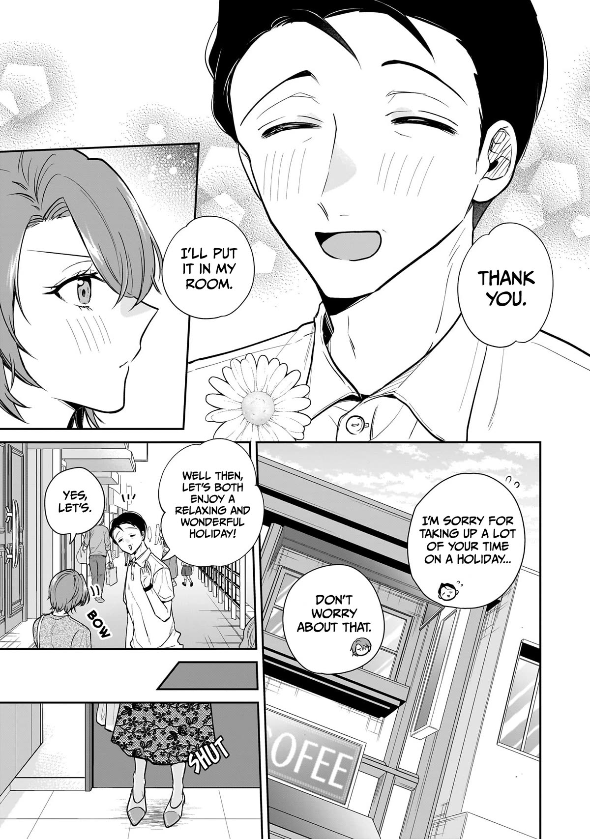 Misato-san is a Bit Cold Towards Her Boss Who Pampers chapter 4 page 17