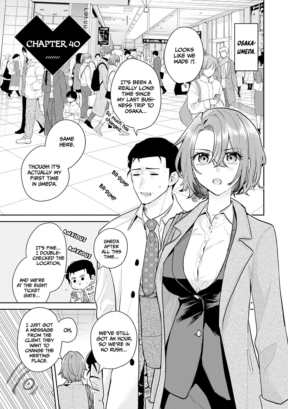 Misato-san is a Bit Cold Towards Her Boss Who Pampers chapter 40 page 1