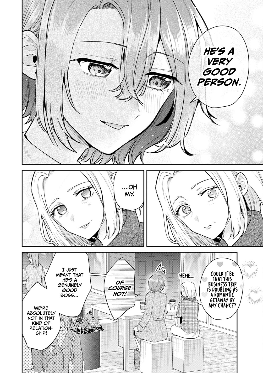 Misato-san is a Bit Cold Towards Her Boss Who Pampers chapter 40 page 12