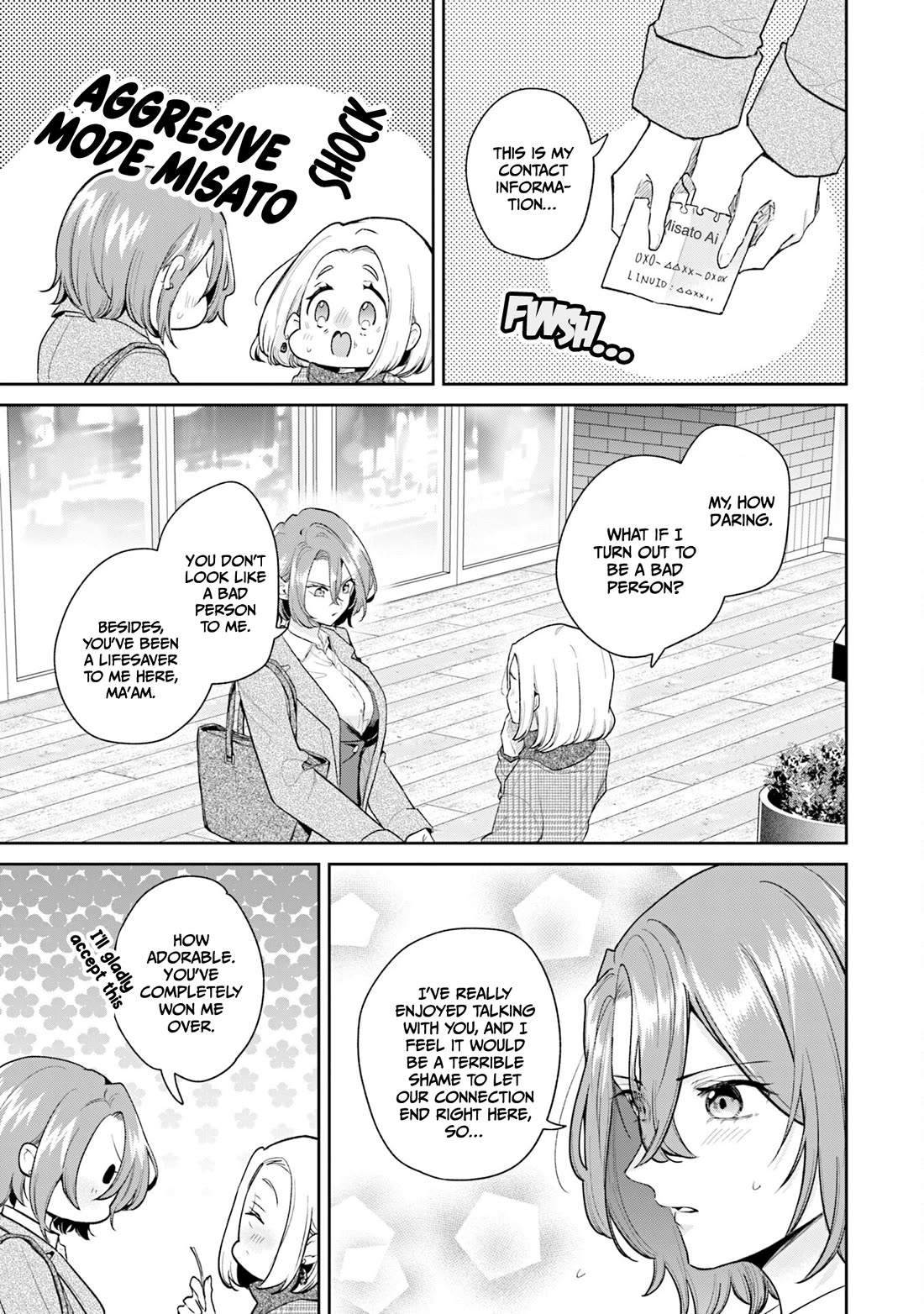 Misato-san is a Bit Cold Towards Her Boss Who Pampers chapter 40 page 17