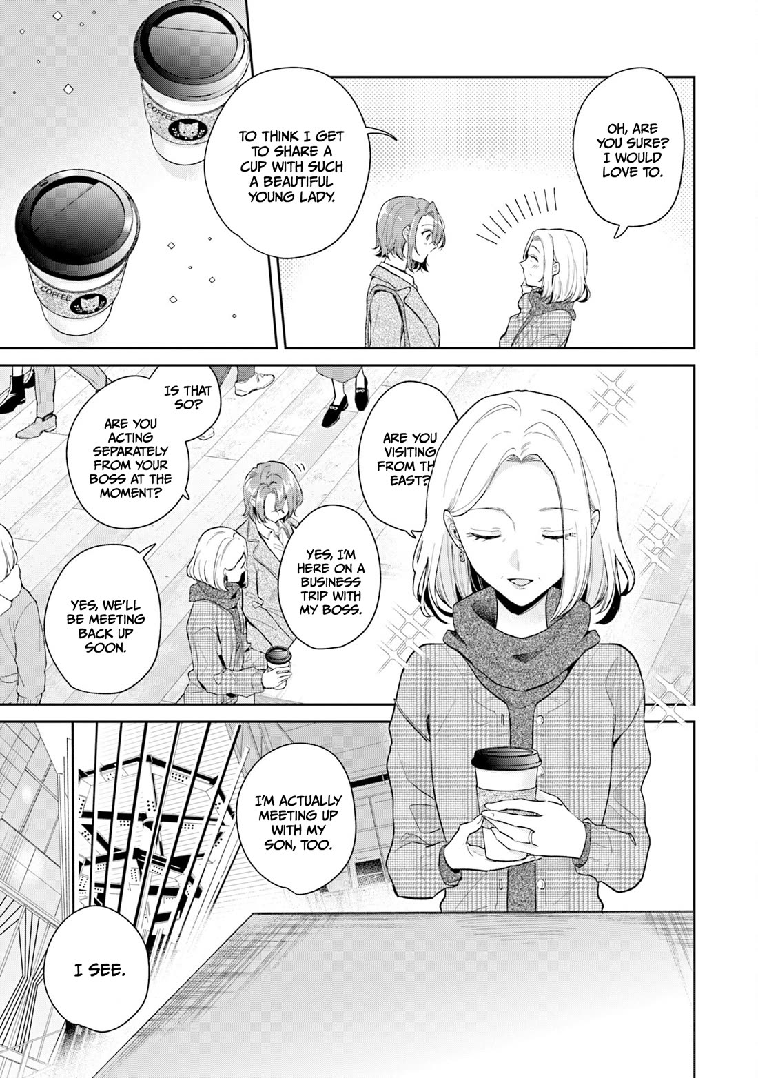 Misato-san is a Bit Cold Towards Her Boss Who Pampers chapter 40 page 9