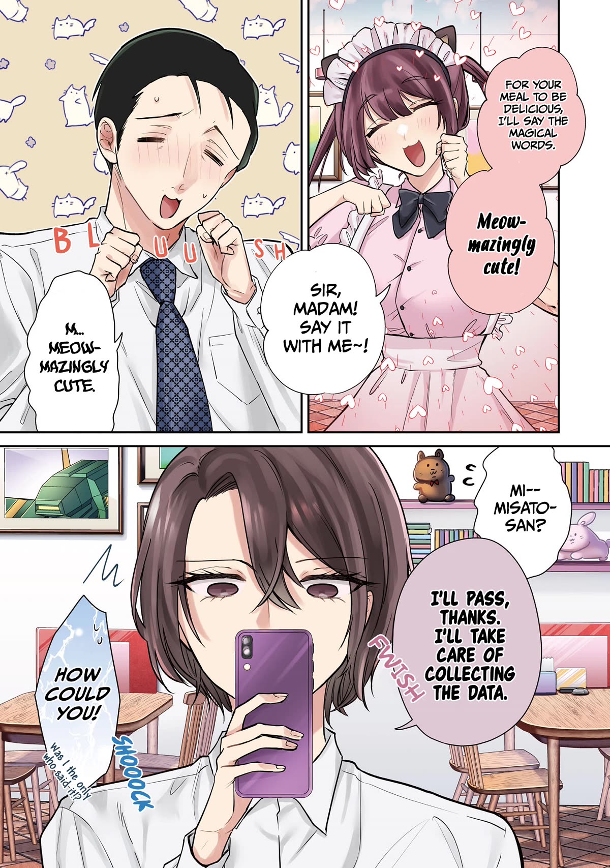 Misato-san is a Bit Cold Towards Her Boss Who Pampers chapter 5 page 1