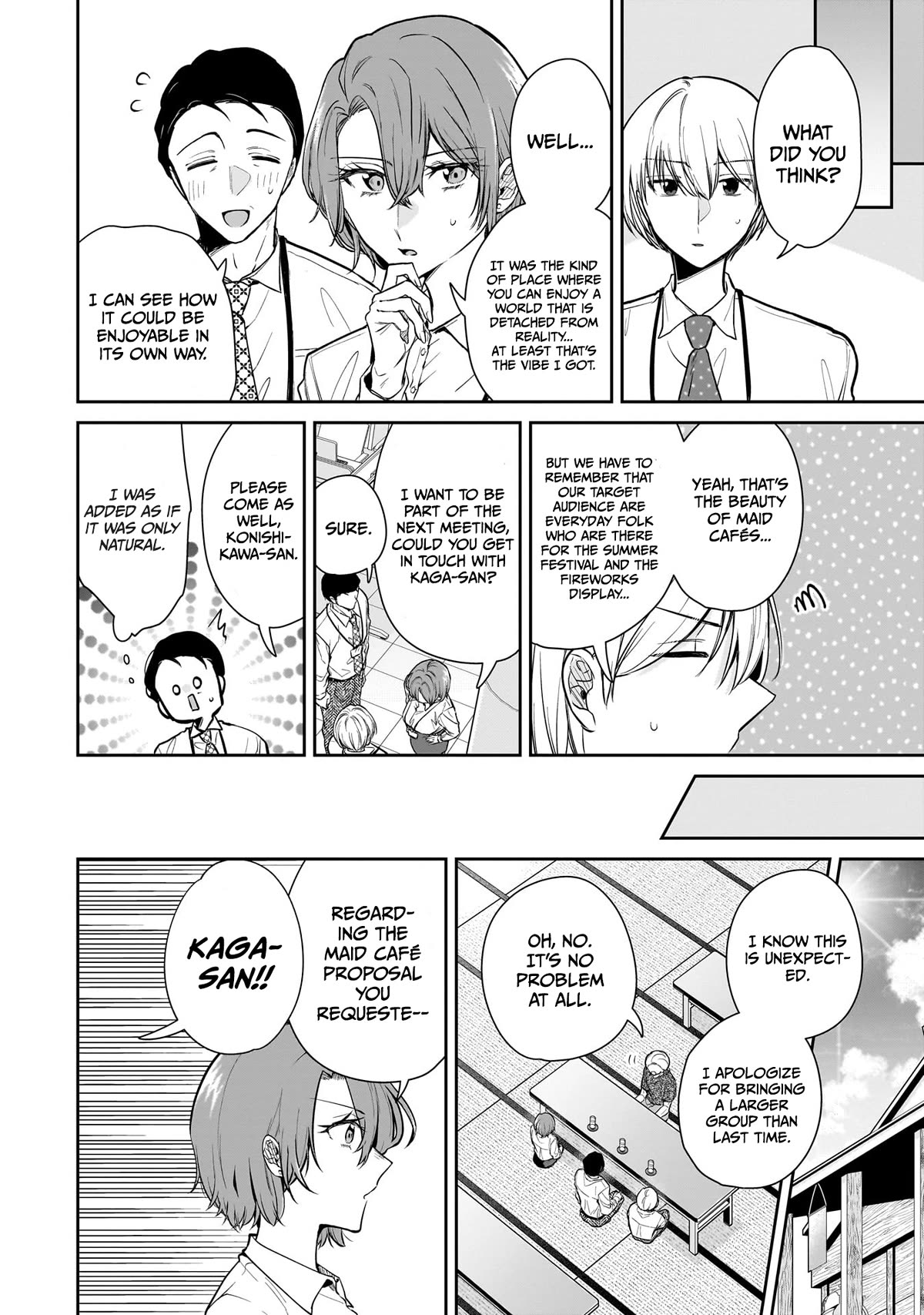 Misato-san is a Bit Cold Towards Her Boss Who Pampers chapter 5 page 7