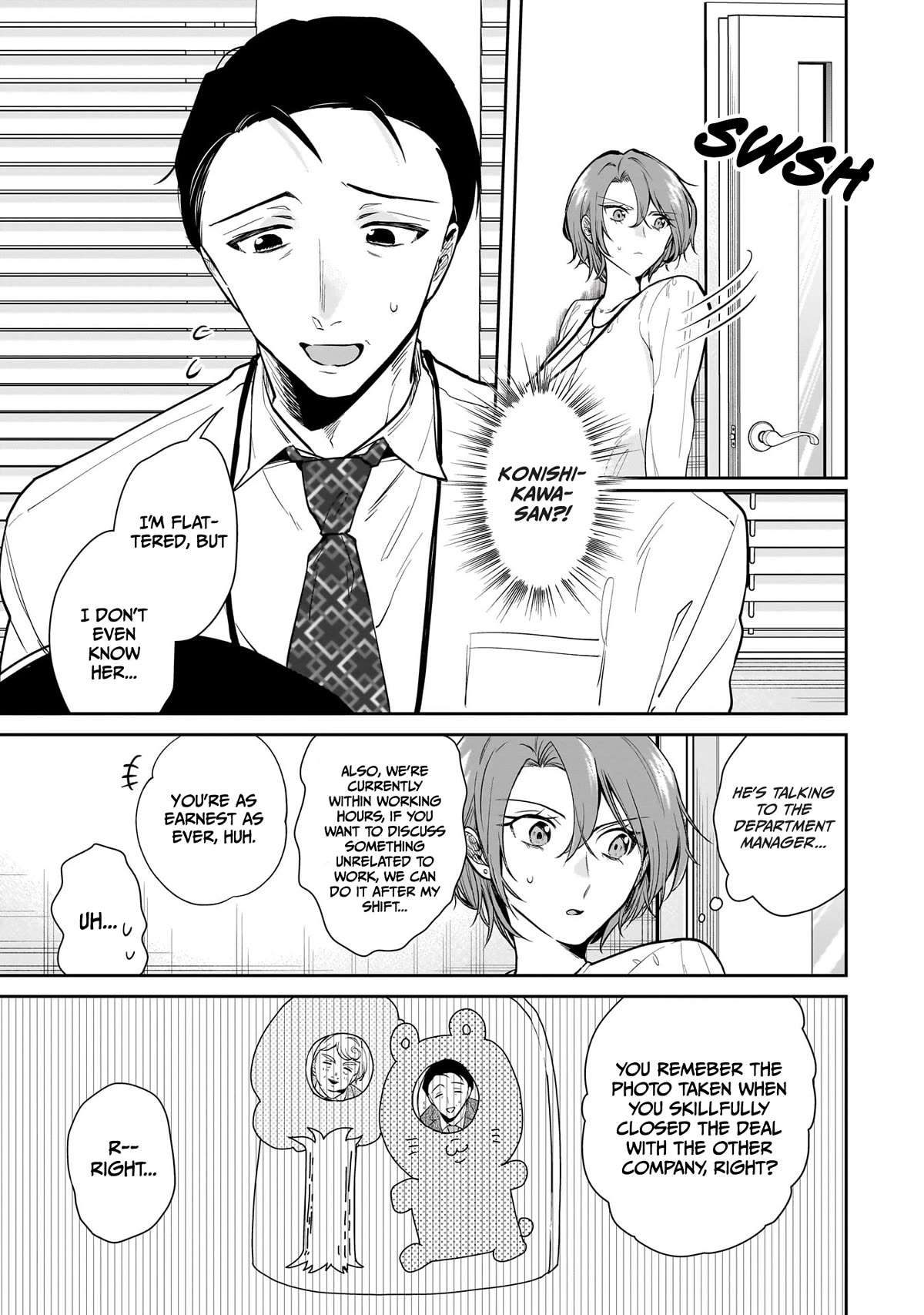 Misato-san is a Bit Cold Towards Her Boss Who Pampers chapter 6 page 11