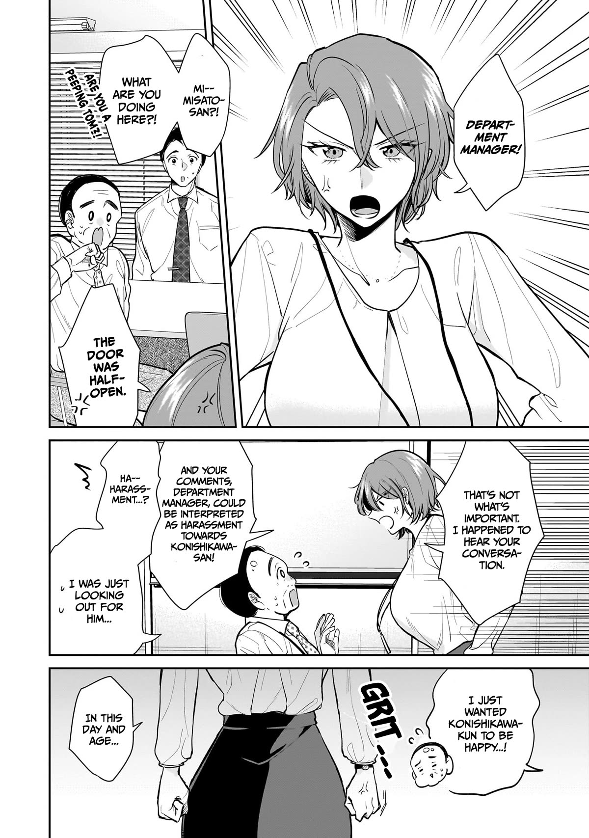 Misato-san is a Bit Cold Towards Her Boss Who Pampers chapter 6 page 14