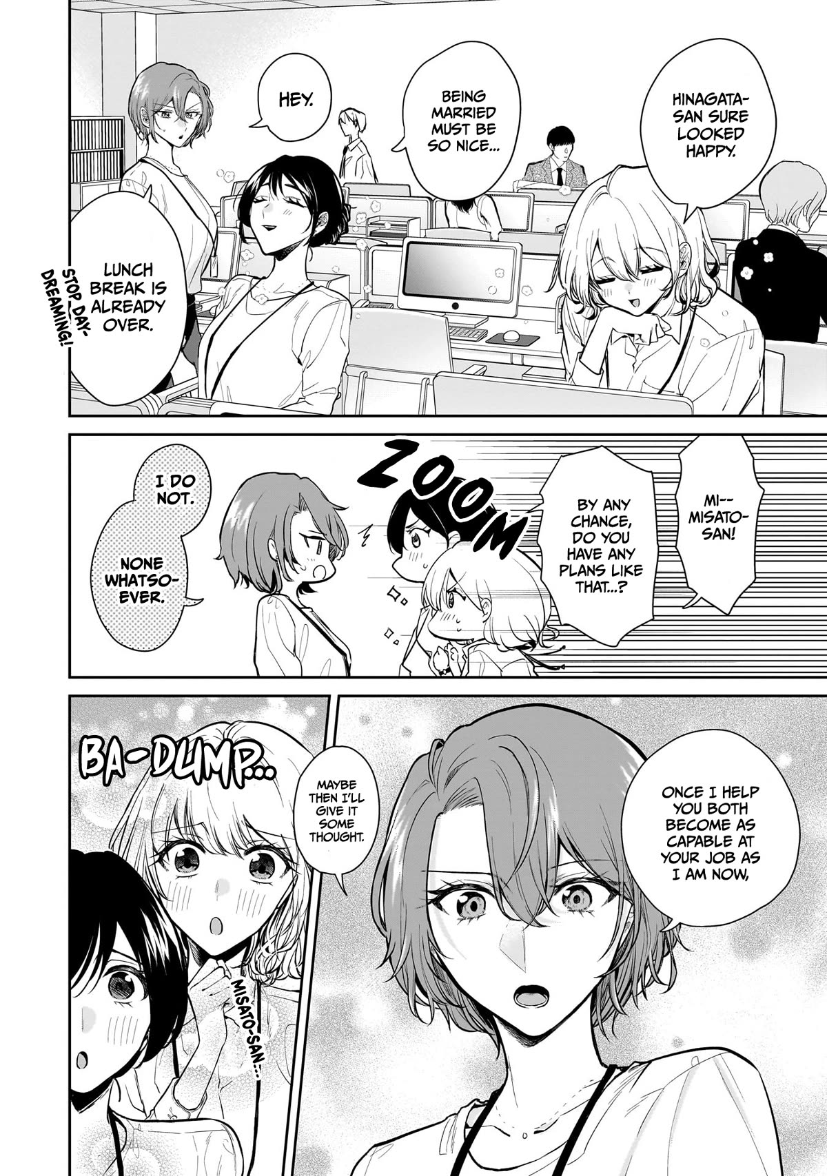 Misato-san is a Bit Cold Towards Her Boss Who Pampers chapter 6 page 4