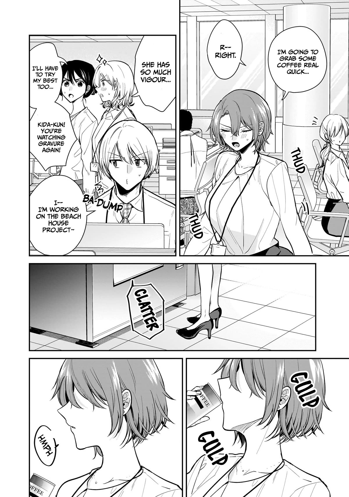 Misato-san is a Bit Cold Towards Her Boss Who Pampers chapter 6 page 8