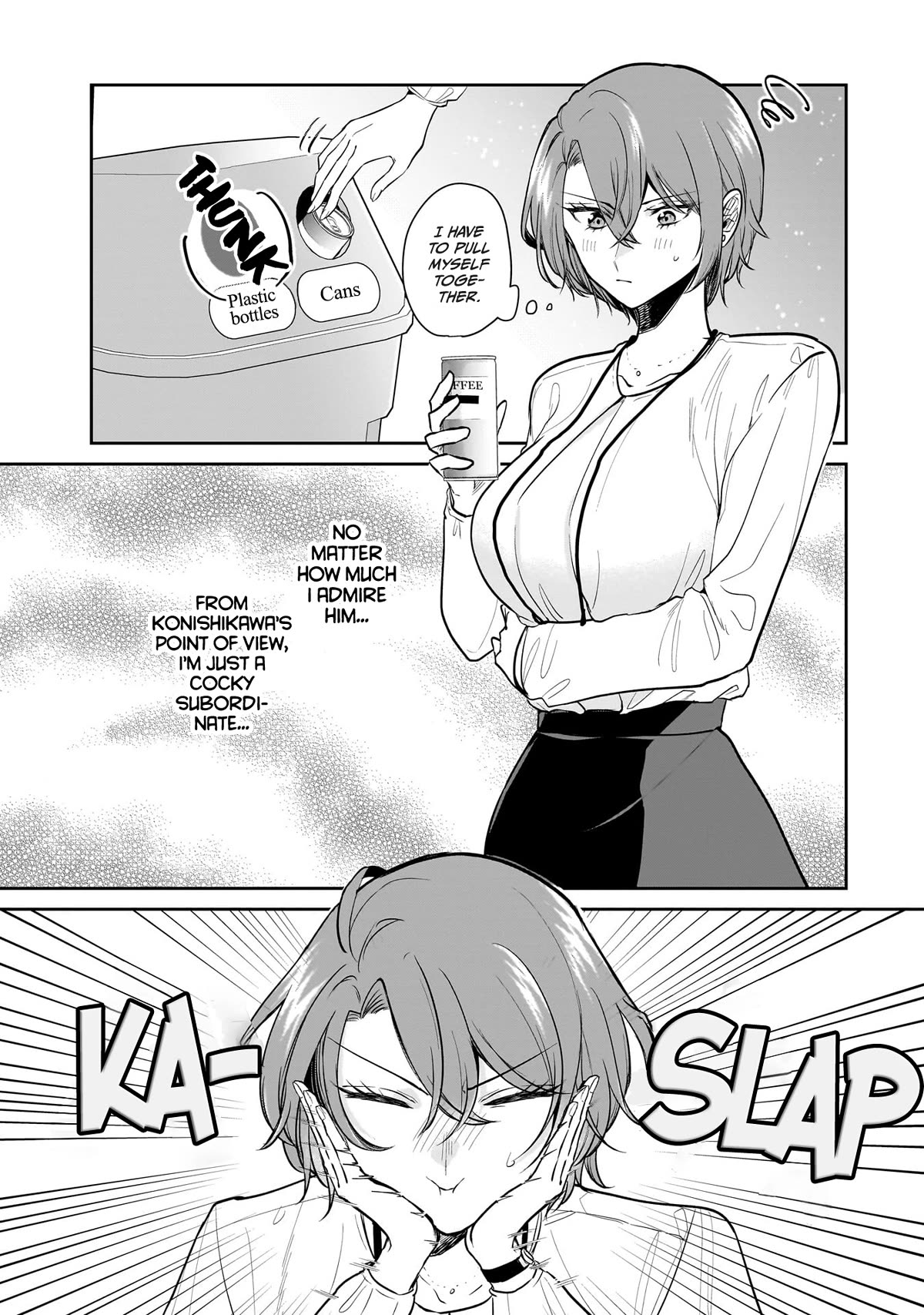 Misato-san is a Bit Cold Towards Her Boss Who Pampers chapter 6 page 9