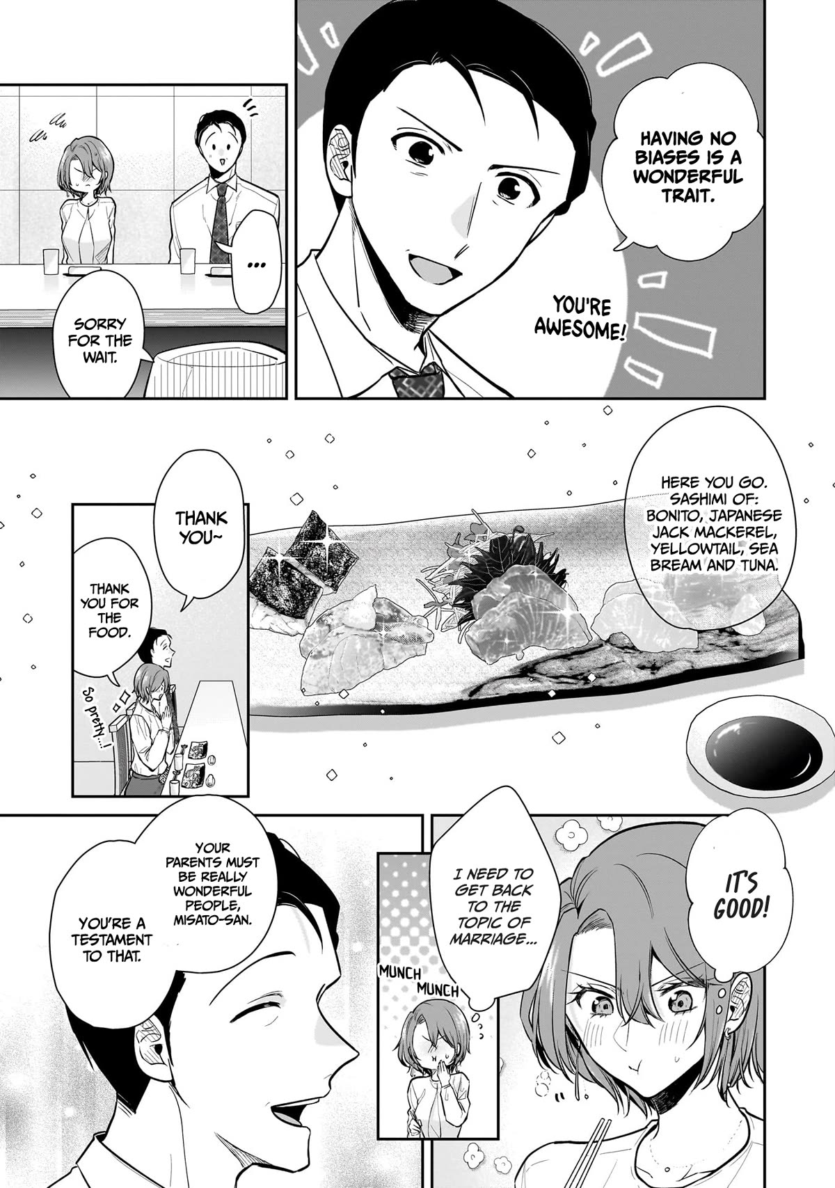 Misato-san is a Bit Cold Towards Her Boss Who Pampers chapter 7 page 7