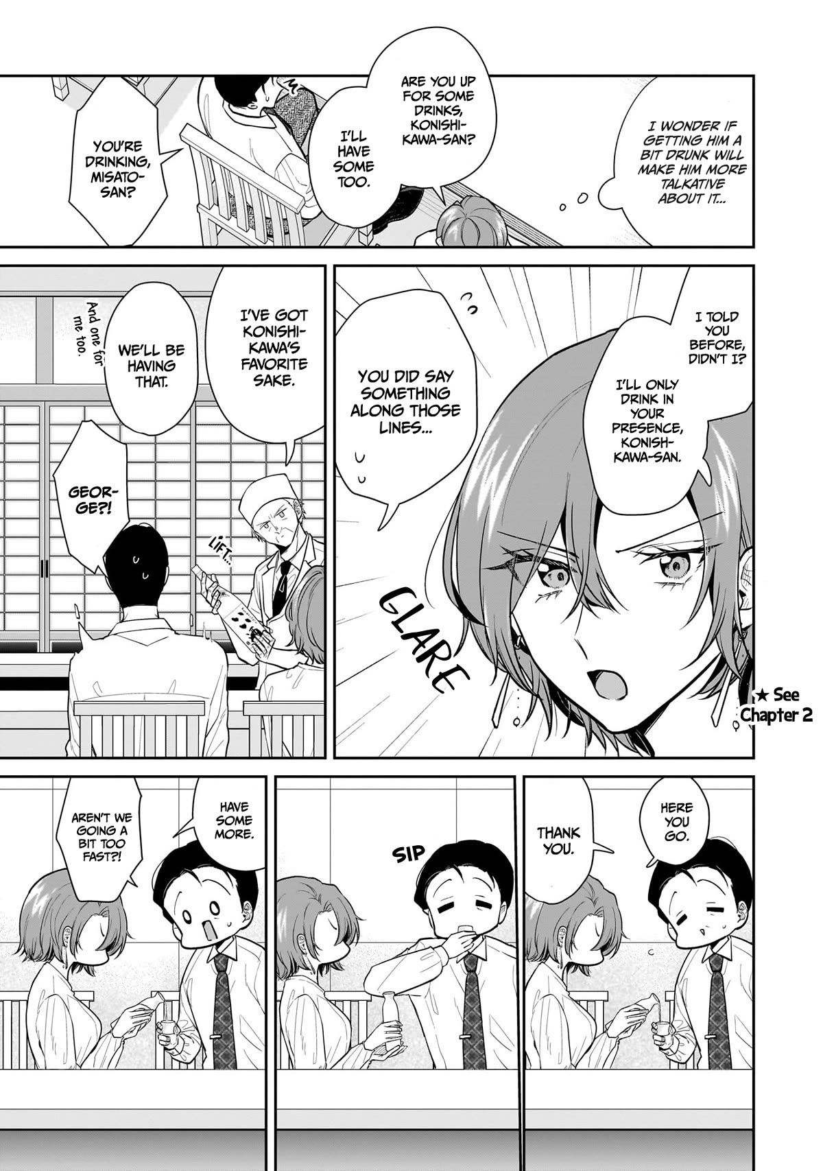 Misato-san is a Bit Cold Towards Her Boss Who Pampers chapter 7 page 9