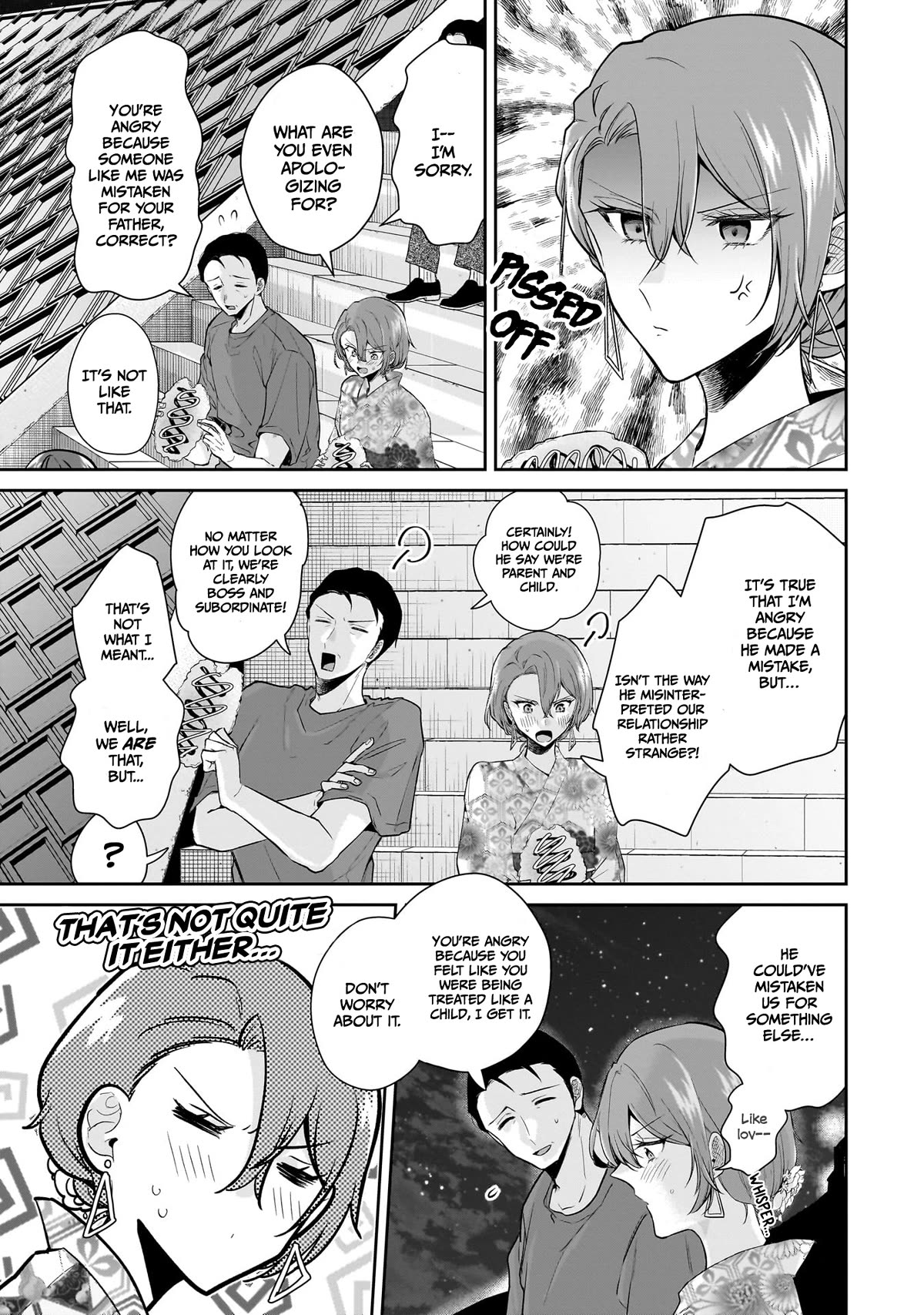 Misato-san is a Bit Cold Towards Her Boss Who Pampers chapter 8 page 17